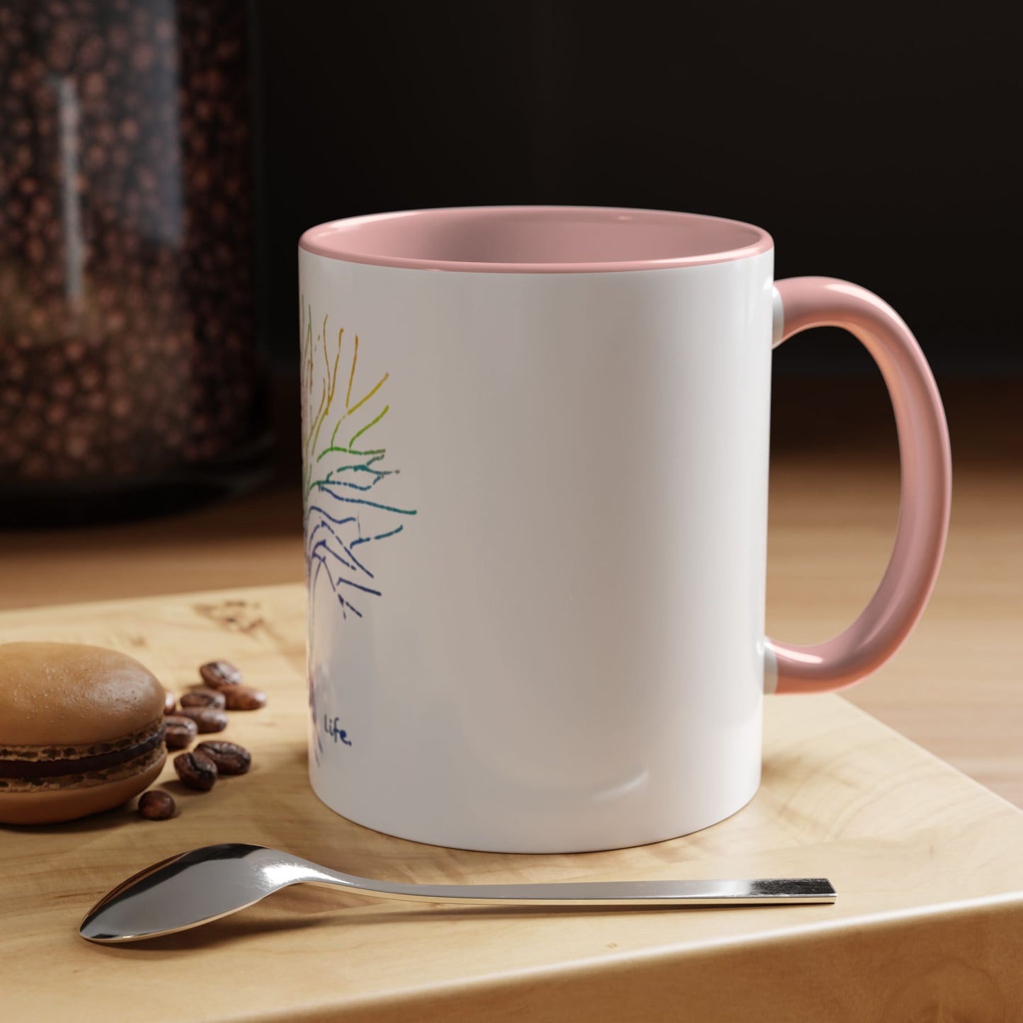 Rainbow Tree Coffee Mug, It’s Just Life