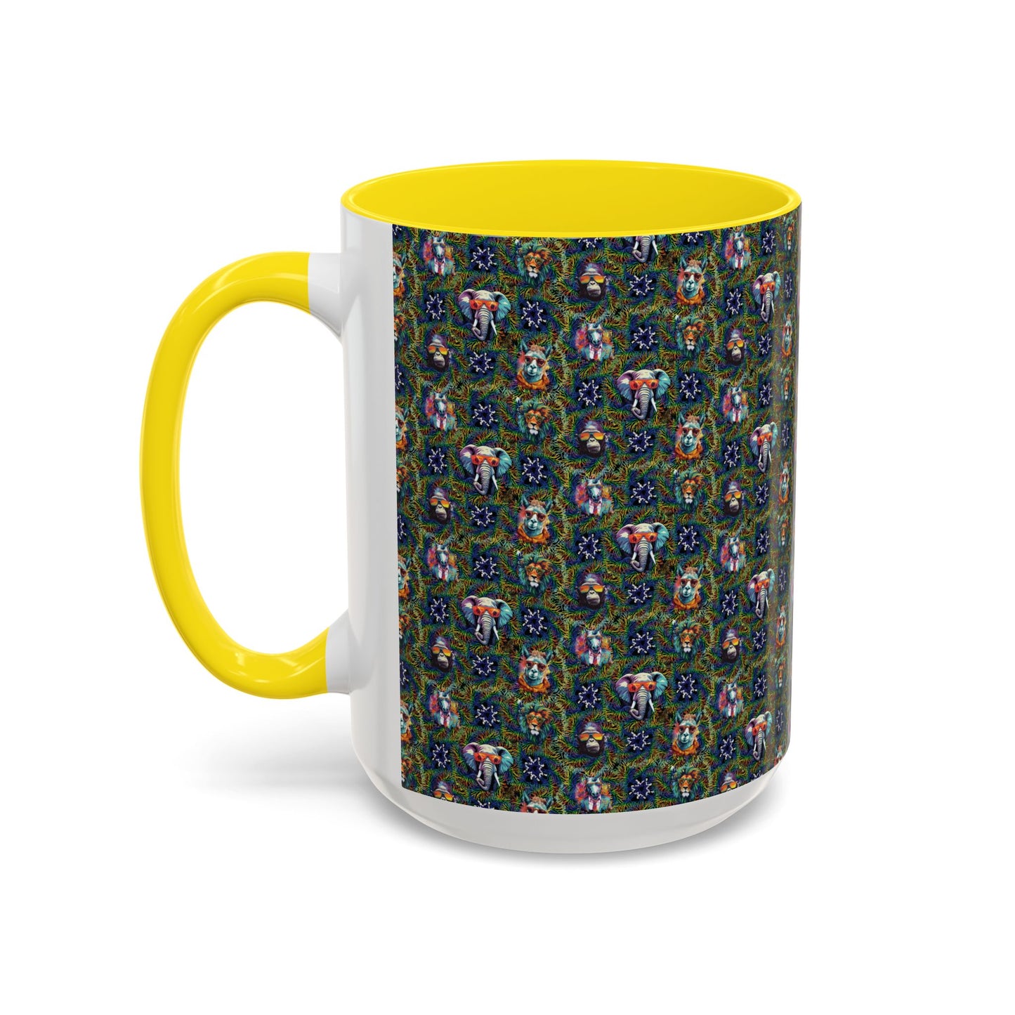 Wild & Cool Creatures Coffee Mug, Tea Cup, 5 Colors, Ceramic, BPA-Free, Gift Mom Dad Teen Kid Friend Coworker Birthday Christmas Cheap Gift