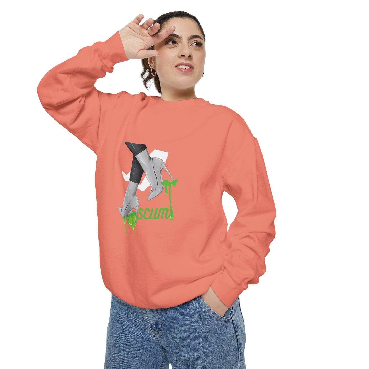 High Heels Dripping Scum Unisex Sweatshirt