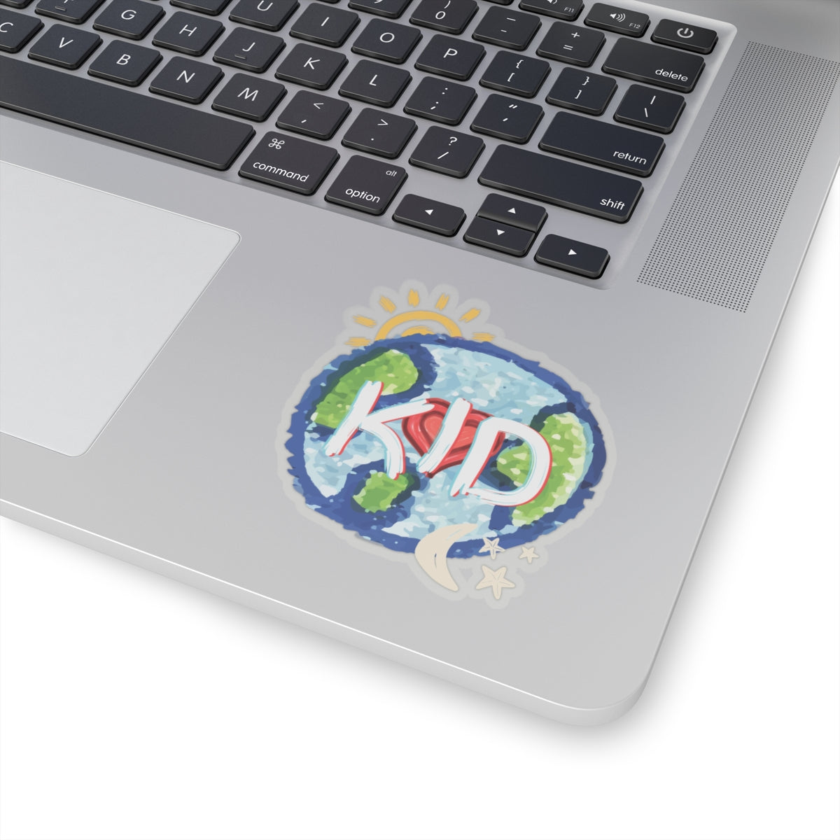 Kid Whole World Sun Moon Stars Heart Kiss-Cut Stickers, Decal, Laptop, Water Bottle, Planner, Scrapbook