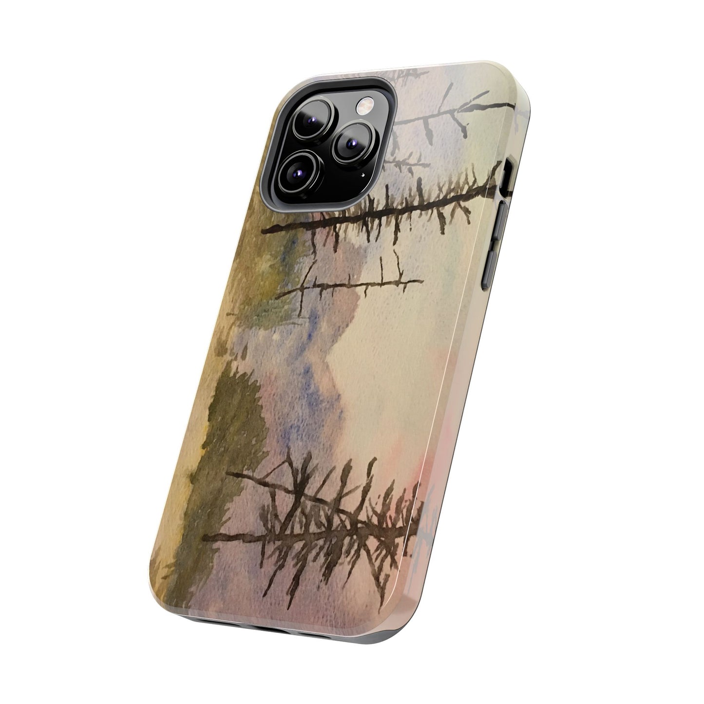 Glacier National Park After Fire Tough Phone Cases, iPhone & Samsung cases, wireless charging, mountains, nature, original artwork, gifts