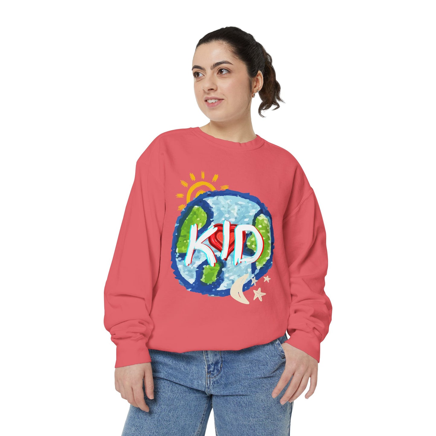 Kid World Graphic Unisex Sweatshirt