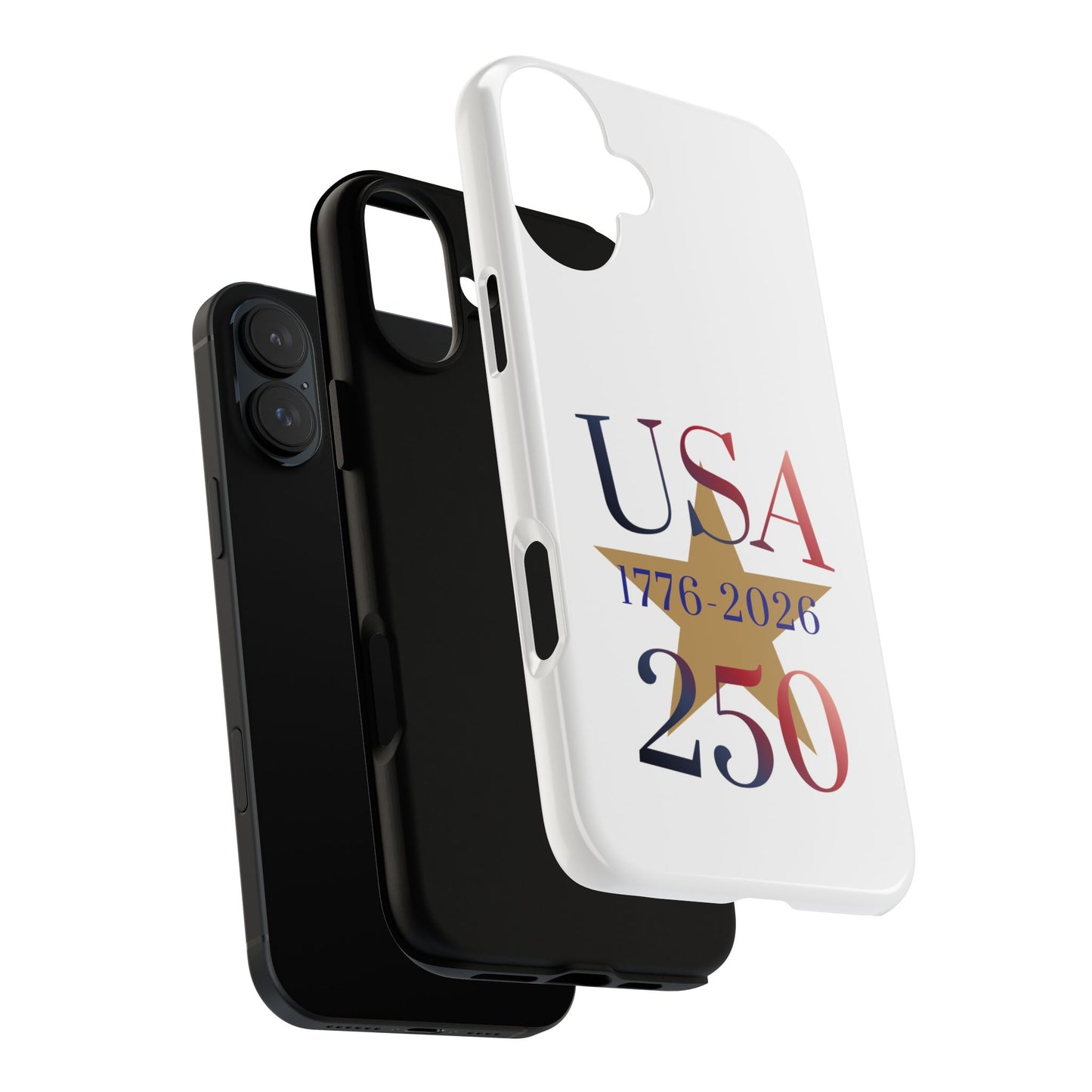 USA 250 Phone Case — 1776–2026 Bicentennial Celebration Protective Case