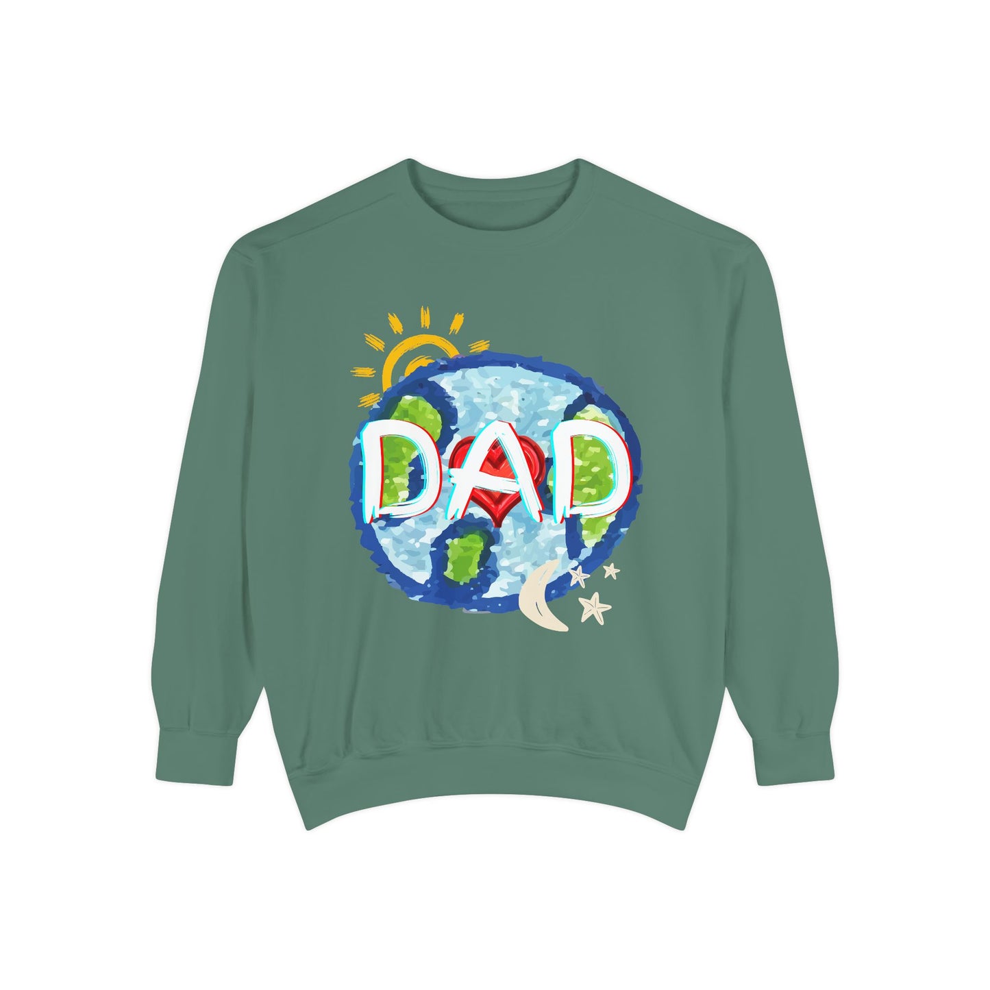 Dad's World Graphic Unisex Sweatshirt for Father's Day