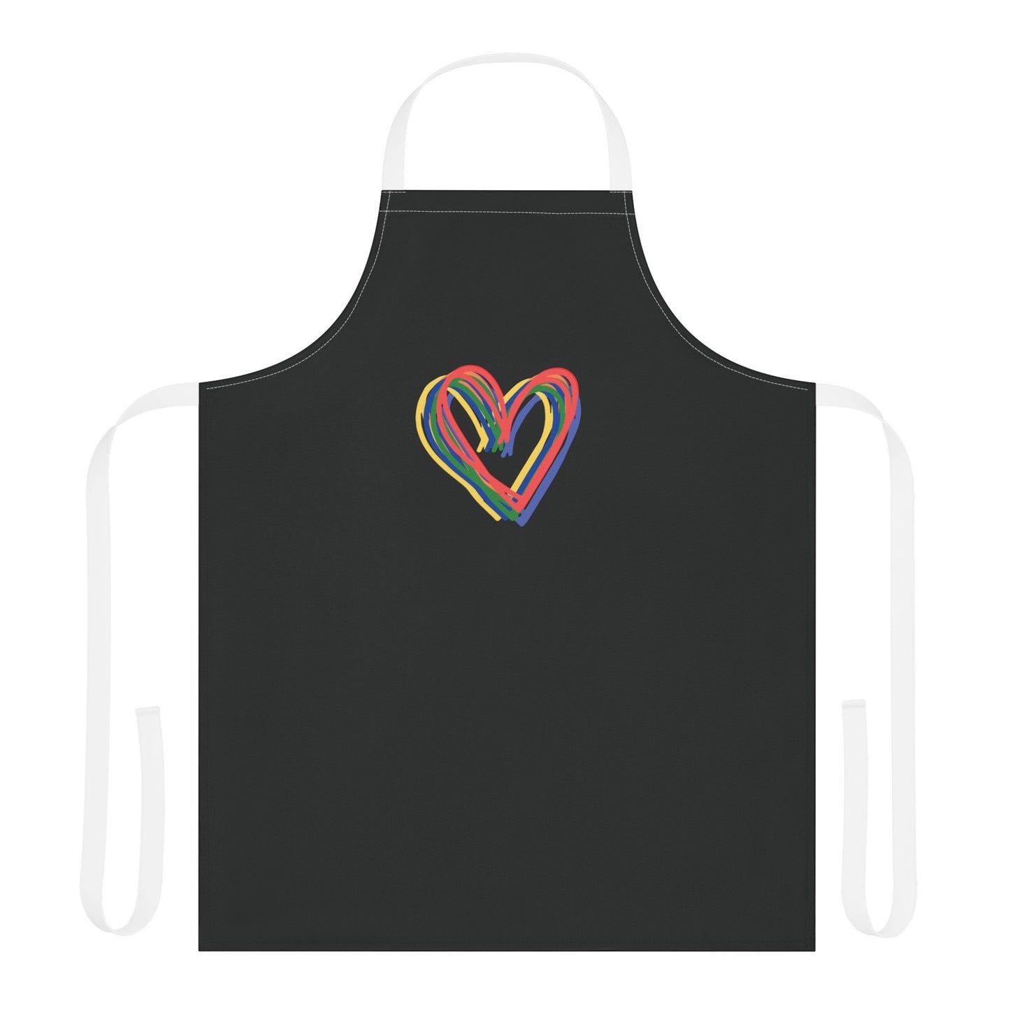 Rainbow Hearts Apron