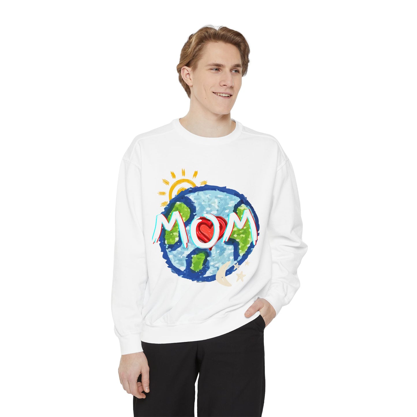 Mom’s World Graphic Unisex Sweatshirt for Mother’s Day