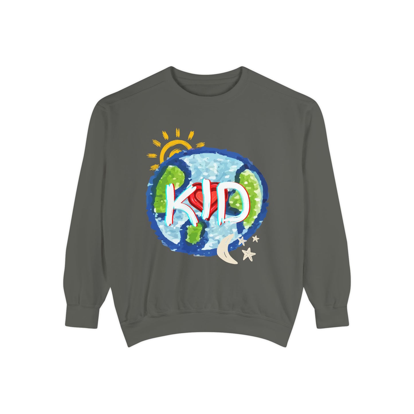 Kid World Graphic Unisex Sweatshirt