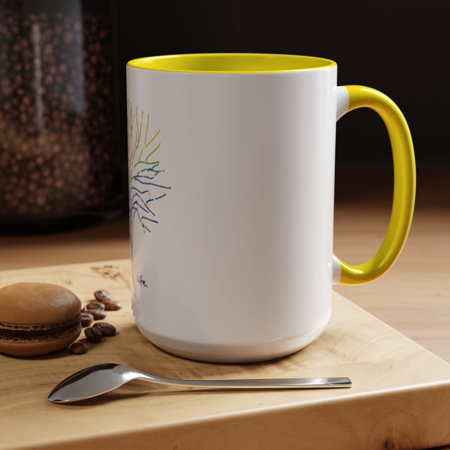 Rainbow Tree Coffee Mug, It’s Just Life