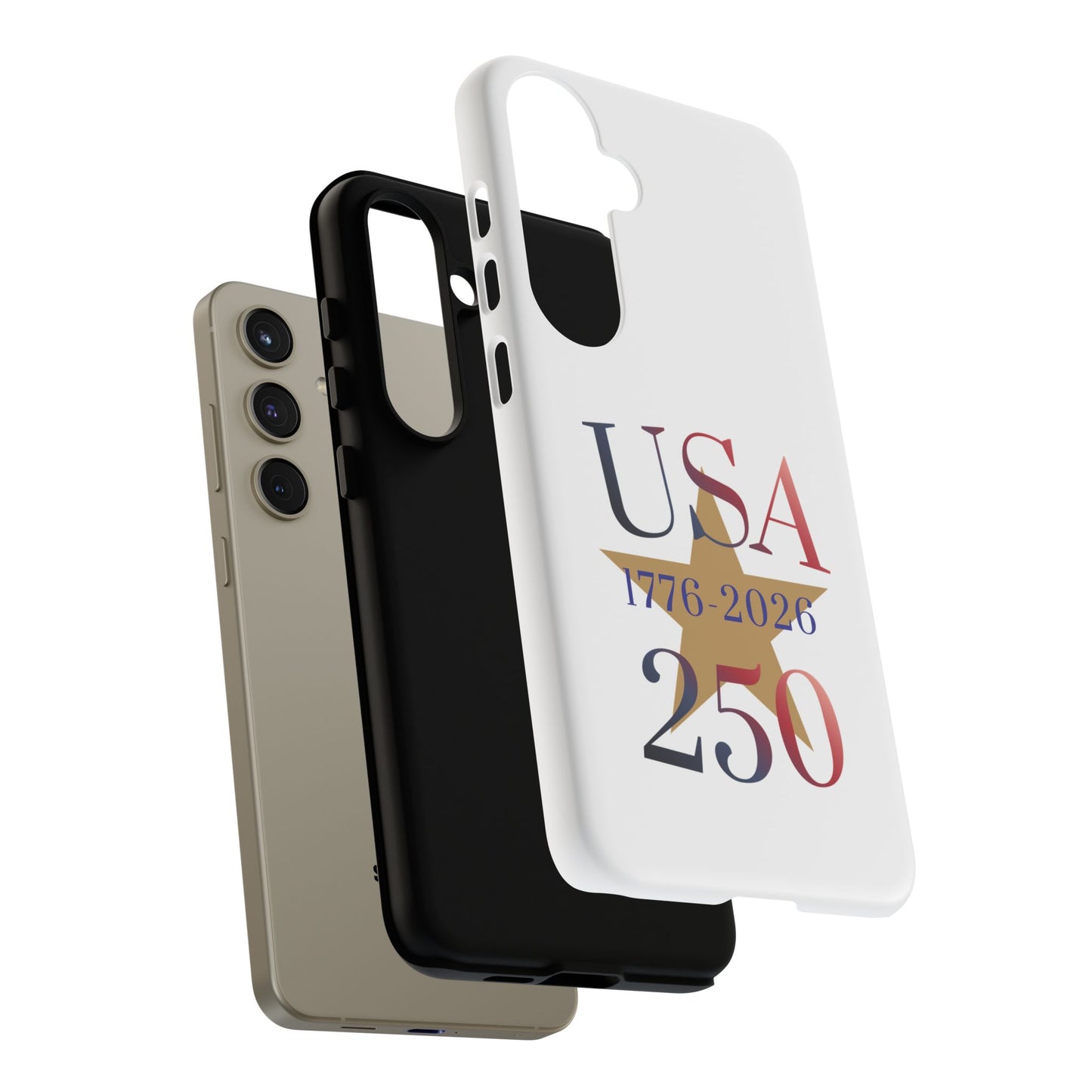 USA 250 Phone Case — 1776–2026 Bicentennial Celebration Protective Case