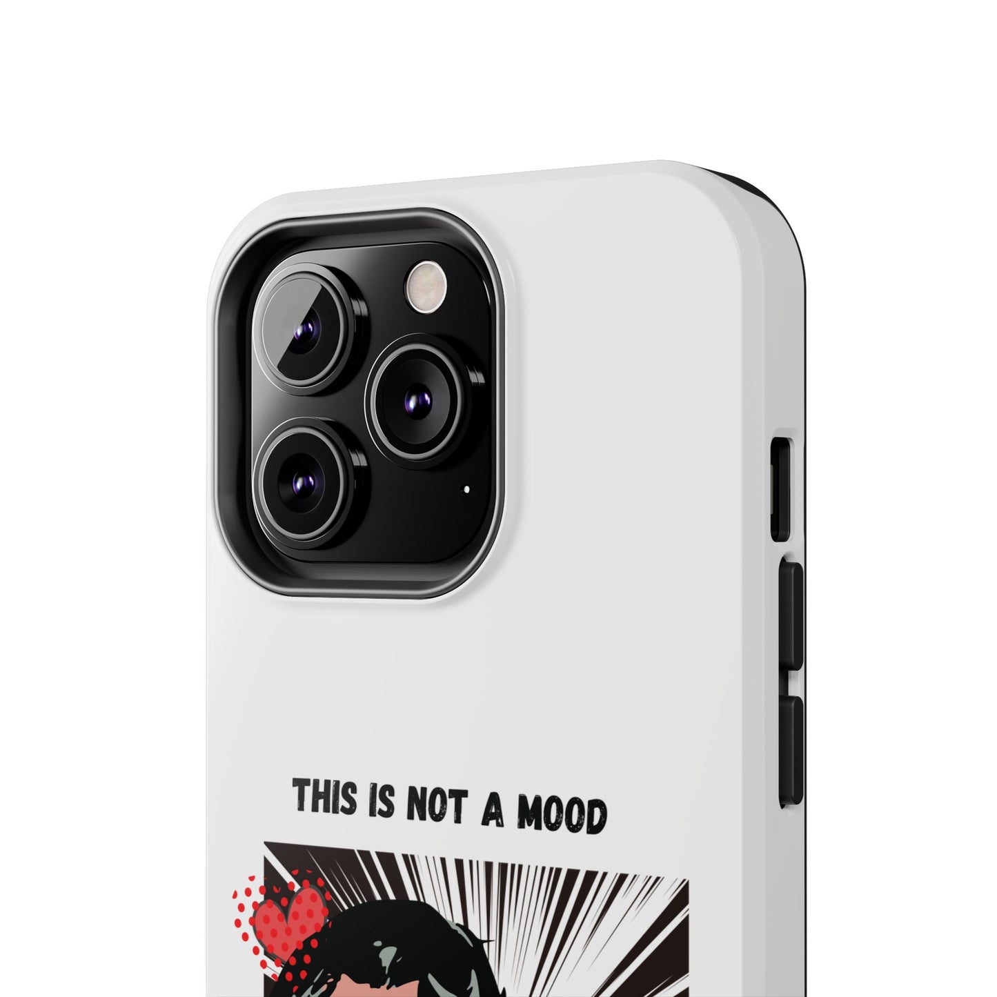This is Not a Mood Tough Phone Cases, iPhone & Samsung cases, wireless charging, attitude, snarky, fun, gifts for women, gifts for friends
