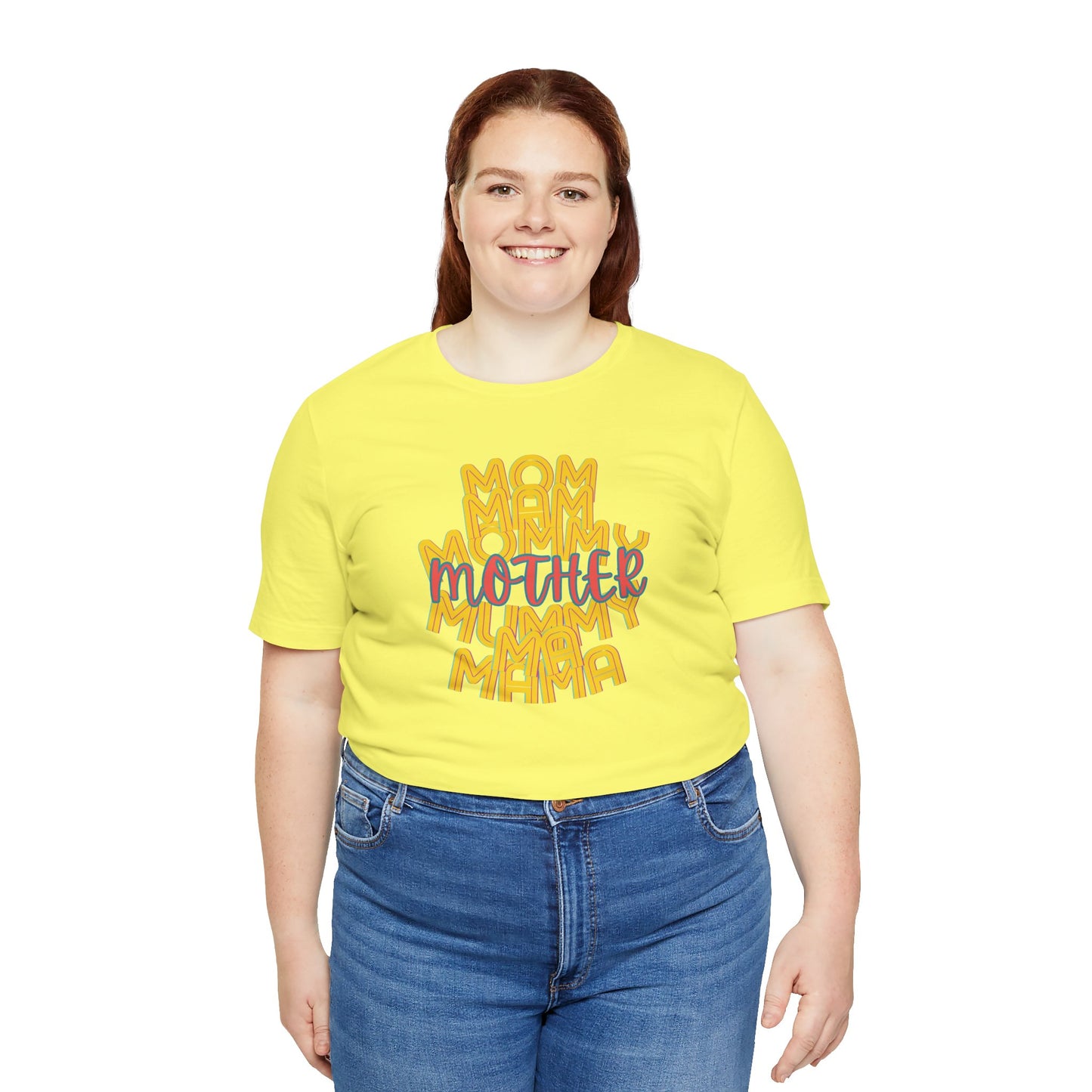 Mother Unisex Tee, Mom Mommy Ma Mam Mama Mummy, Love, Mothers Day, Gifts for Women, Comfy, Soft, Gender Neutral, Short Sleeves