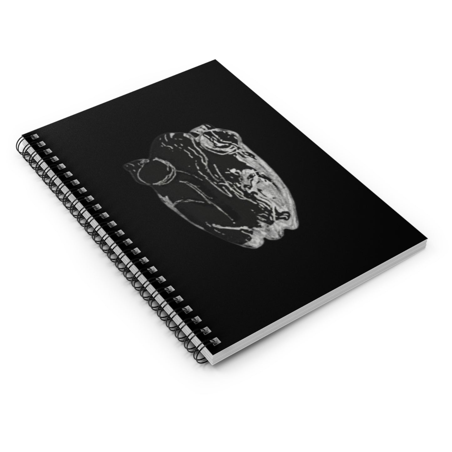 Frog Black Spiral Notebook, Ruled Line, animals, amphibians, nature, gender neutral, journal, gift, teens, adults, kids, friends
