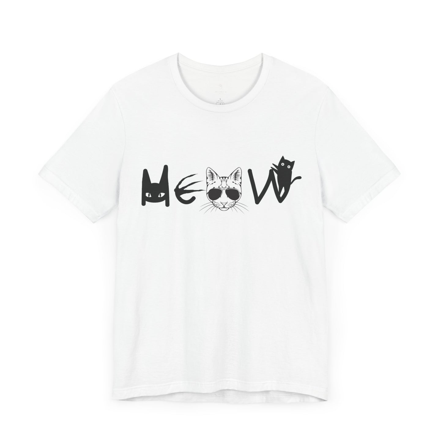 Meow Unisex Tee - Cats, Sassy, Fun Shirt for Halloween or Election Gift