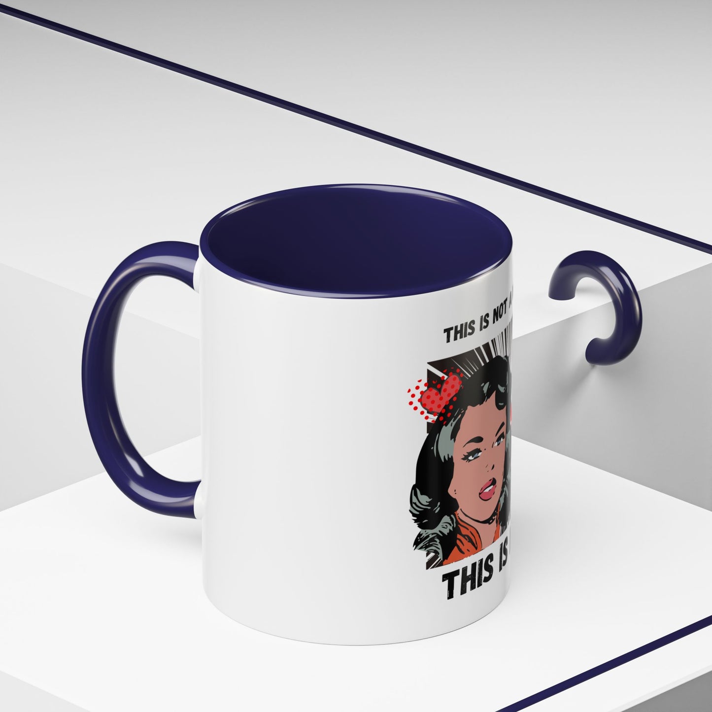 This Is Not A Mood Funny Coffee Mug -Gifts For Women, Friends, Ceramic, BPA-Free
