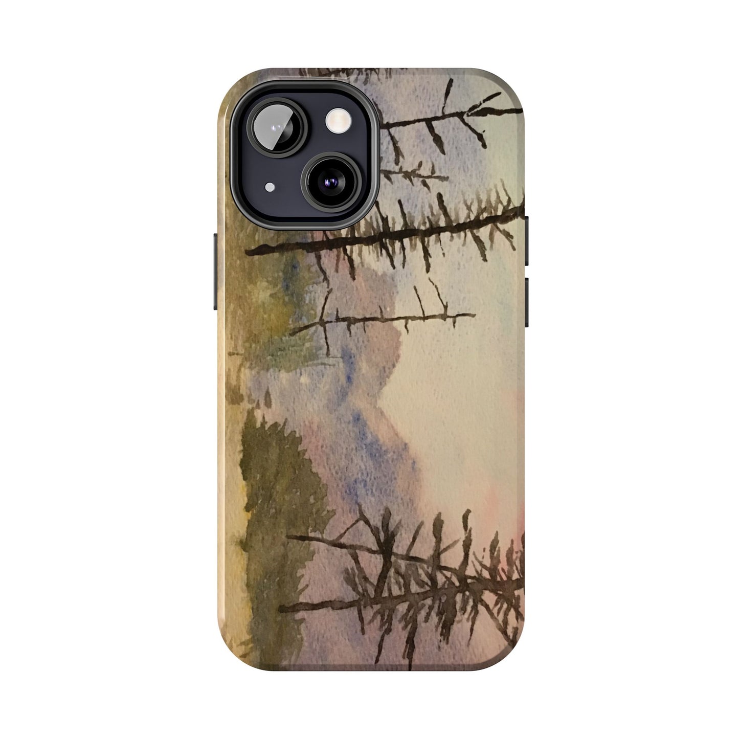 Glacier National Park After Fire Tough Phone Cases, iPhone & Samsung cases, wireless charging, mountains, nature, original artwork, gifts