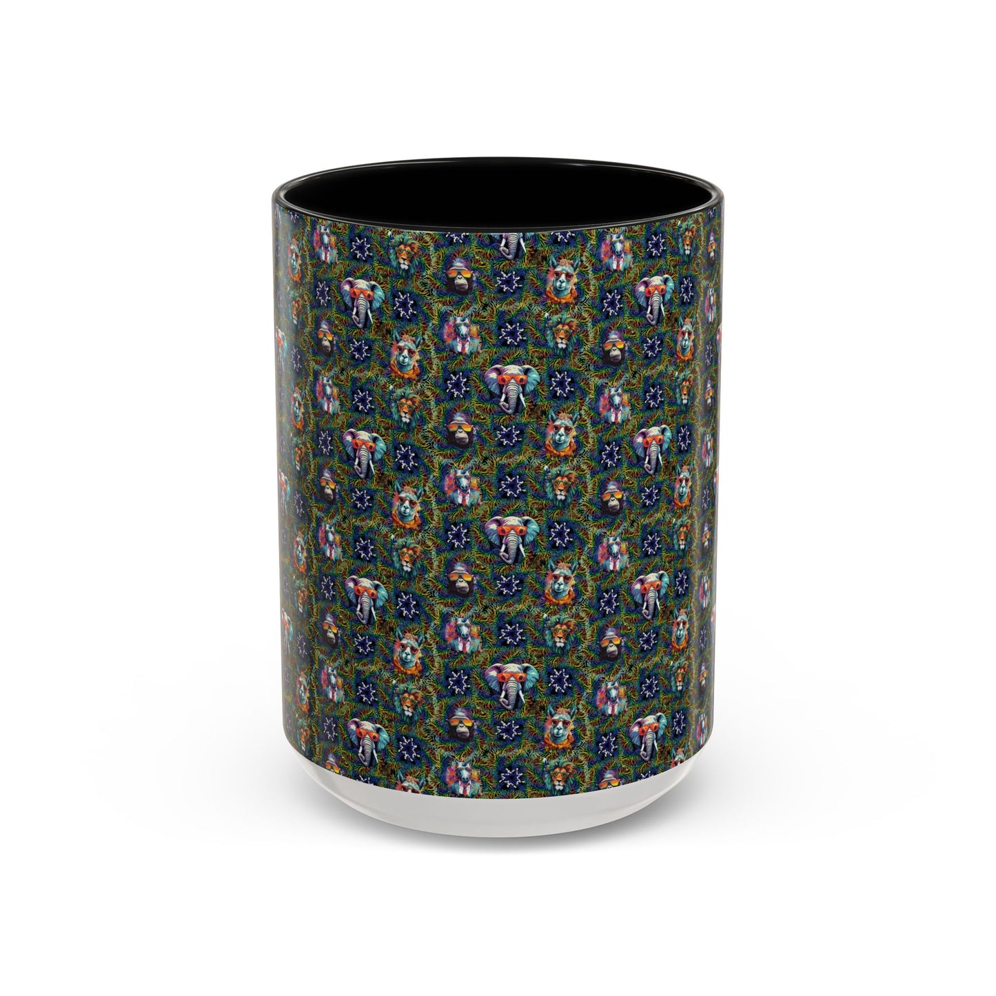 Wild & Cool Creatures Coffee Mug, Tea Cup, 5 Colors, Ceramic, BPA-Free, Gift Mom Dad Teen Kid Friend Coworker Birthday Christmas Cheap Gift