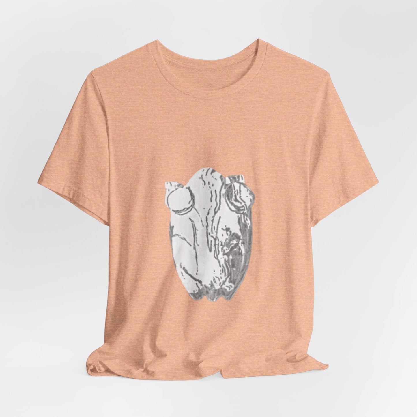 White Frog Unisex Tee - Nature and Animals Gender Neutral T-Shirt