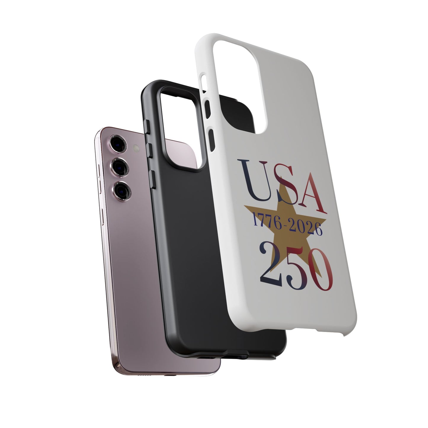 USA 250 Phone Case — 1776–2026 Bicentennial Celebration Protective Case