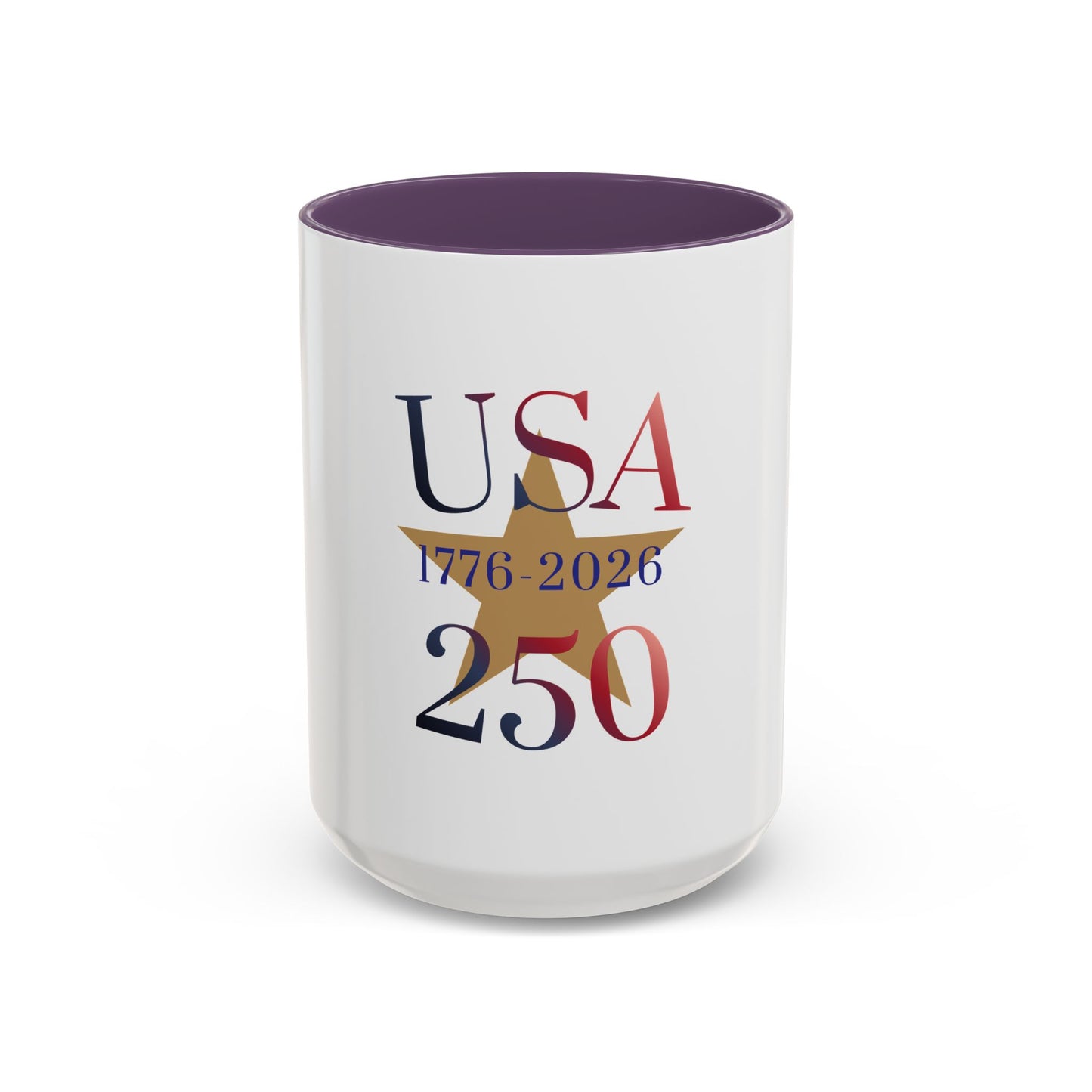 USA 250th Anniversary 1776 Accent Coffee Mug (11/15 oz)