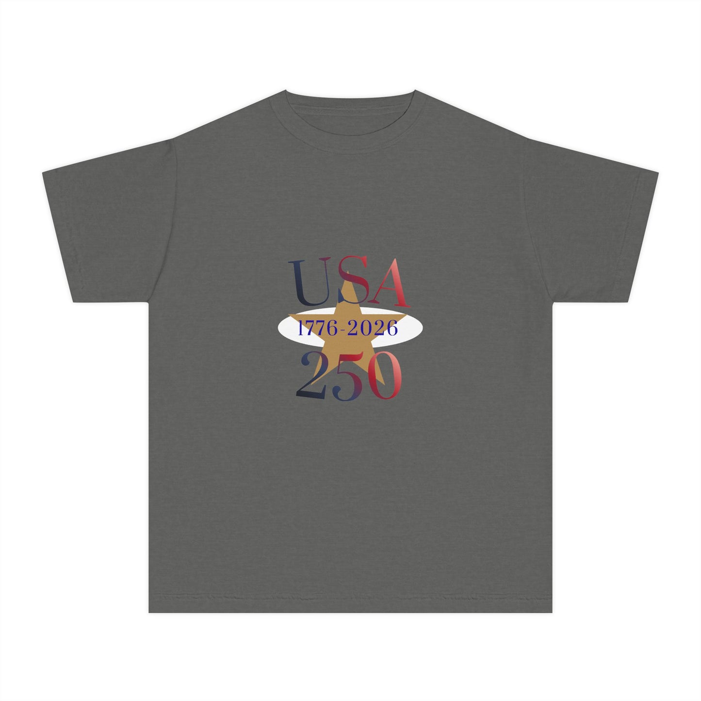 Youth 250th Anniversary USA Patriotic Tee — 1776–2026 Commemorative Shirt