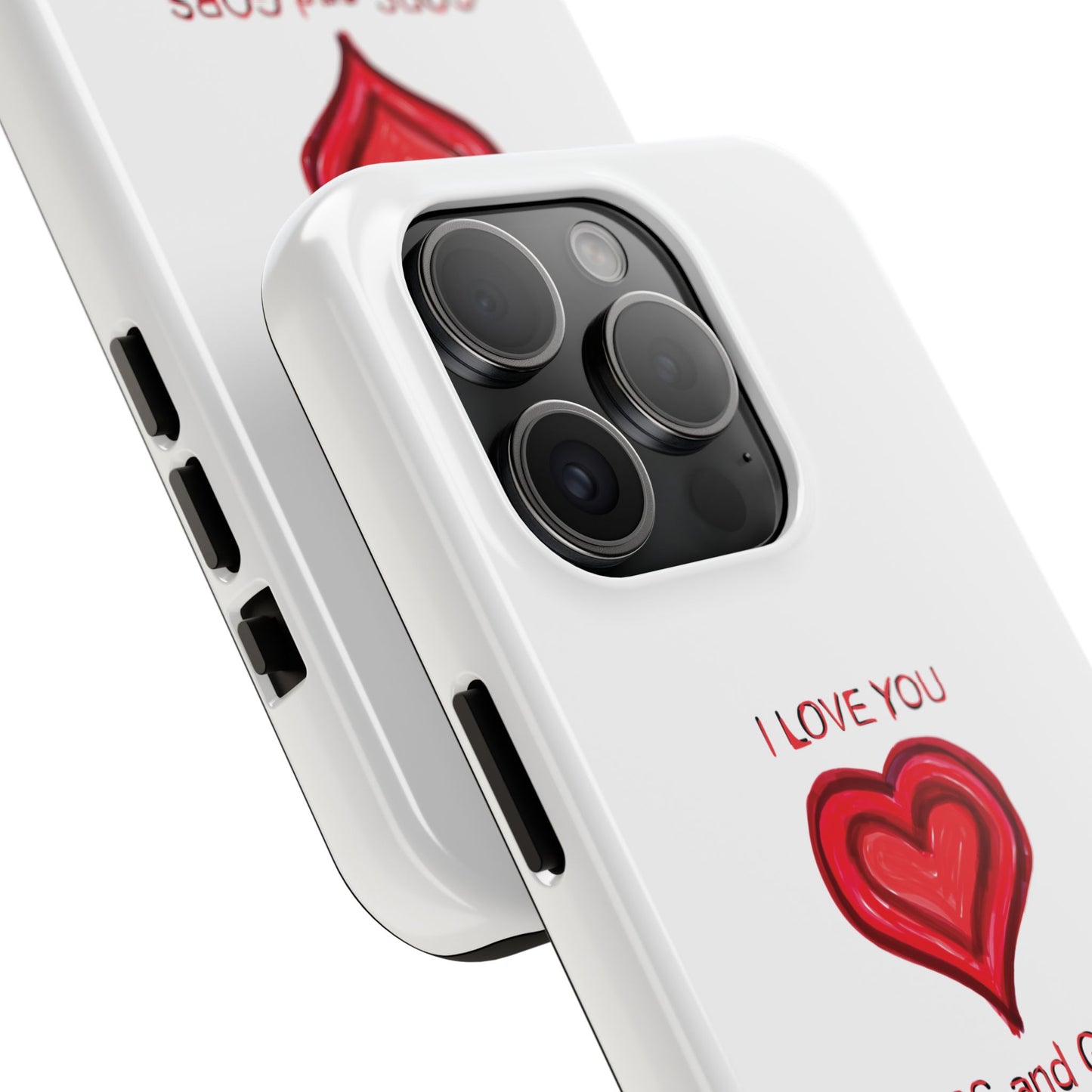 Heartfelt I Love You Gobs and Gobs Tough Phone Cases, iPhone & Samsung Cases, Wireless Charging, Gender Neutral Gifts, Valentines, Christmas