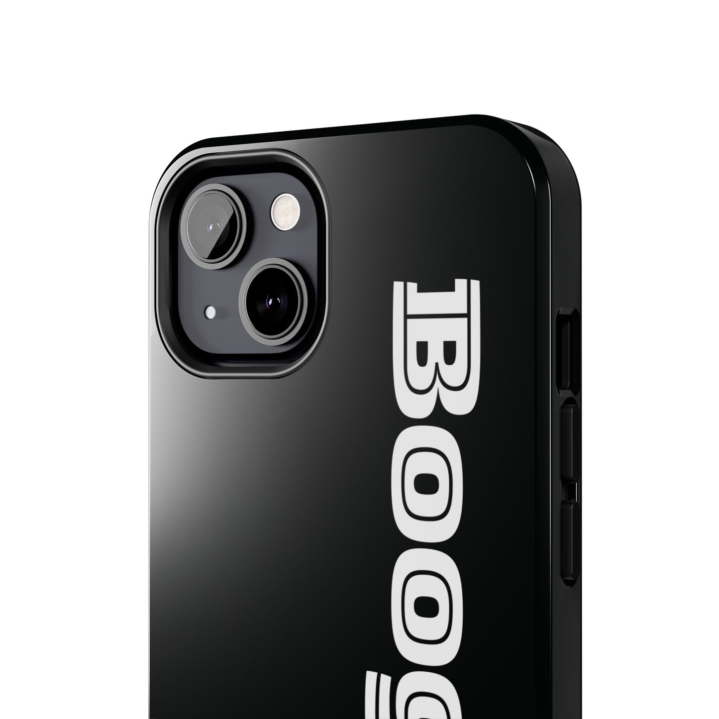 Boogie Black Tough Phone Cases, iPhone Samsung cases, wireless charging, gender neutral women men friends kids teens gift birthday Christmas