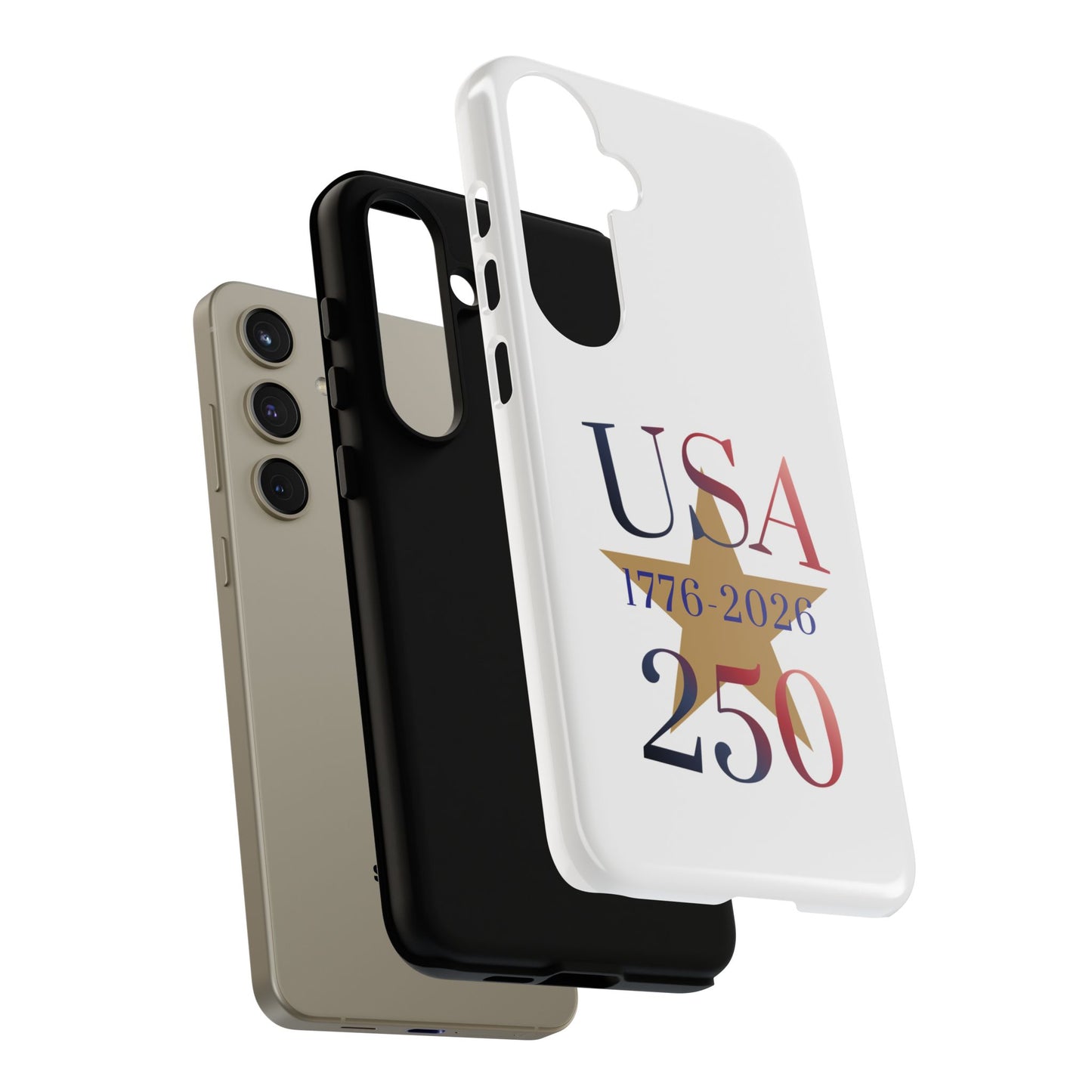 USA 250 Phone Case — 1776–2026 Bicentennial Celebration Protective Case