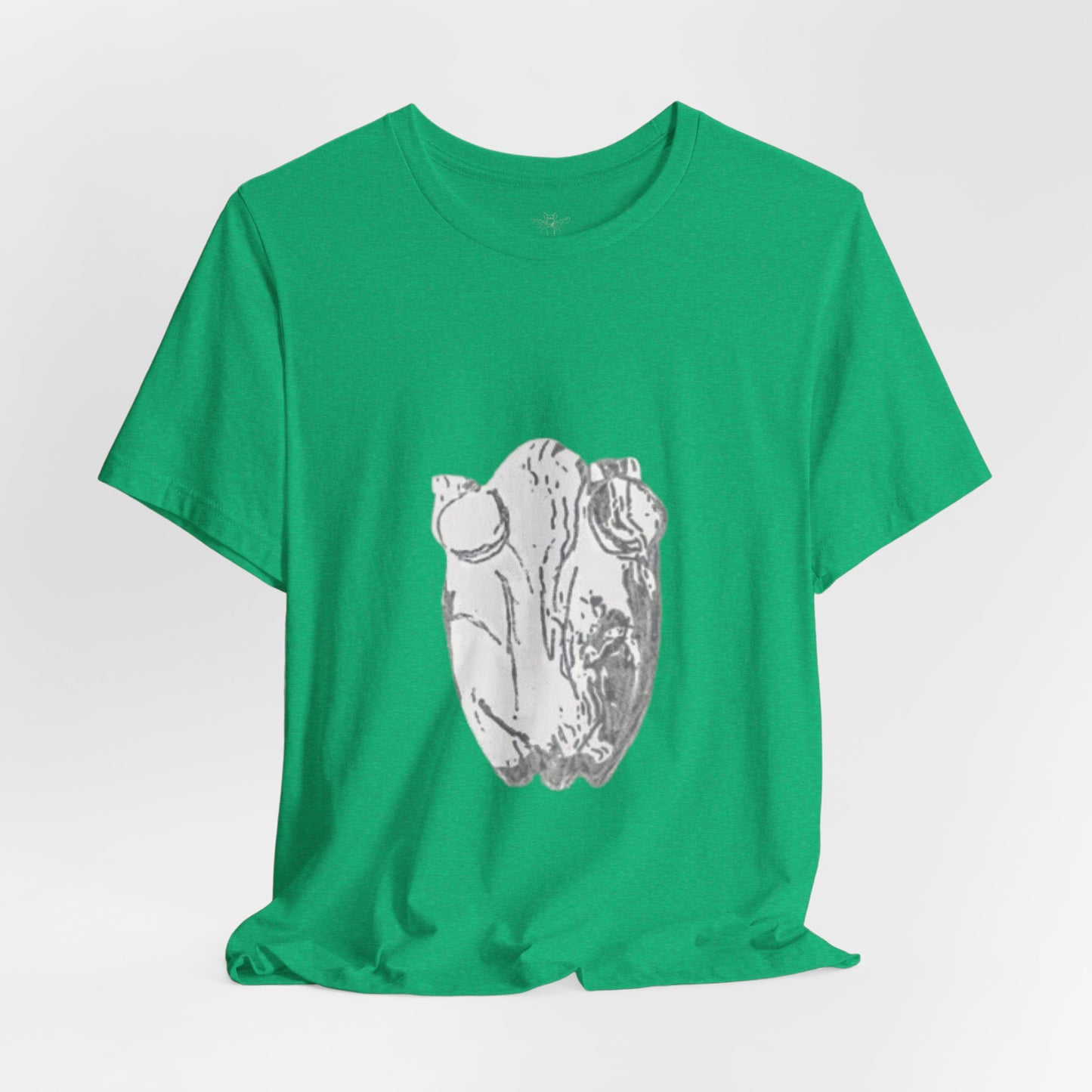 White Frog Unisex Tee - Nature and Animals Gender Neutral T-Shirt
