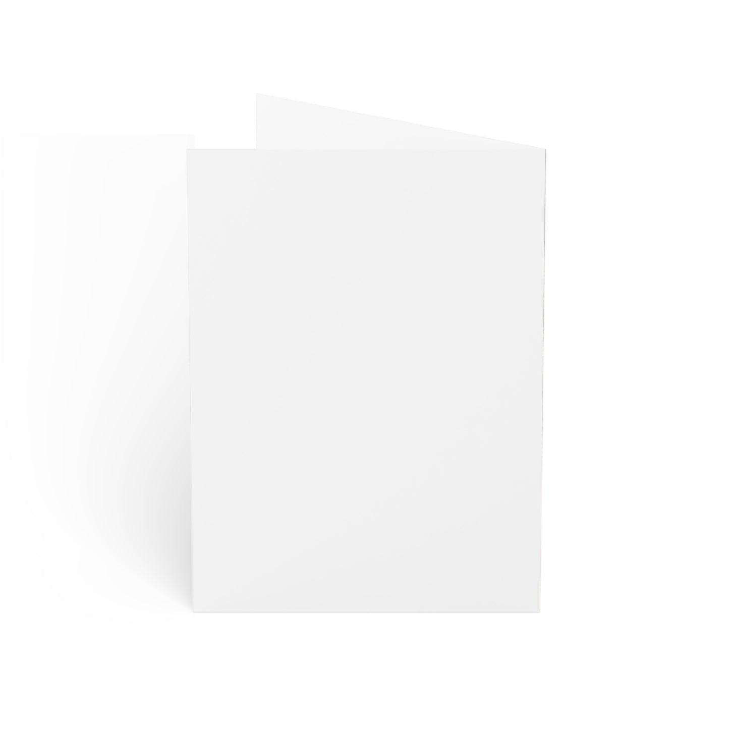 Holiday Greeting Cards Original Artwork Tree Hunting (10, 30, and 50pcs), Dog, Skis, Seasons Greetings, Wishing Health Happiness New Year