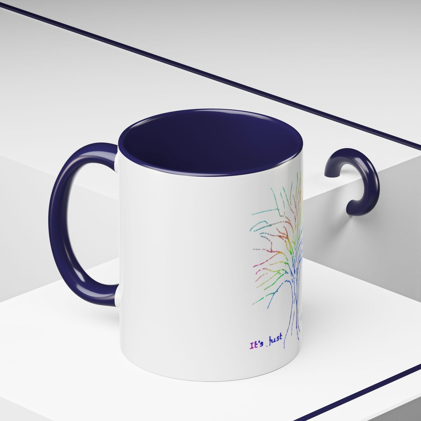 Rainbow Tree Coffee Mug, It’s Just Life