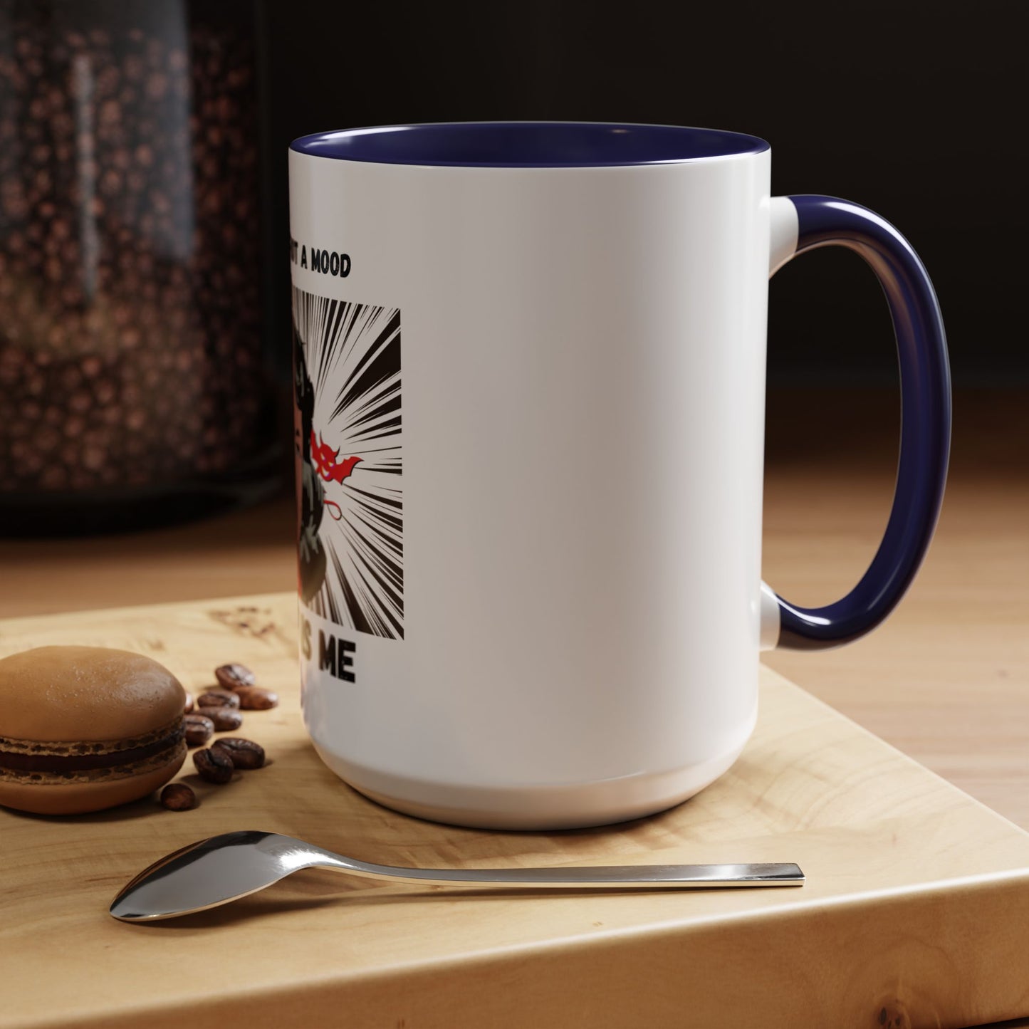 This Is Not A Mood Funny Coffee Mug -Gifts For Women, Friends, Ceramic, BPA-Free