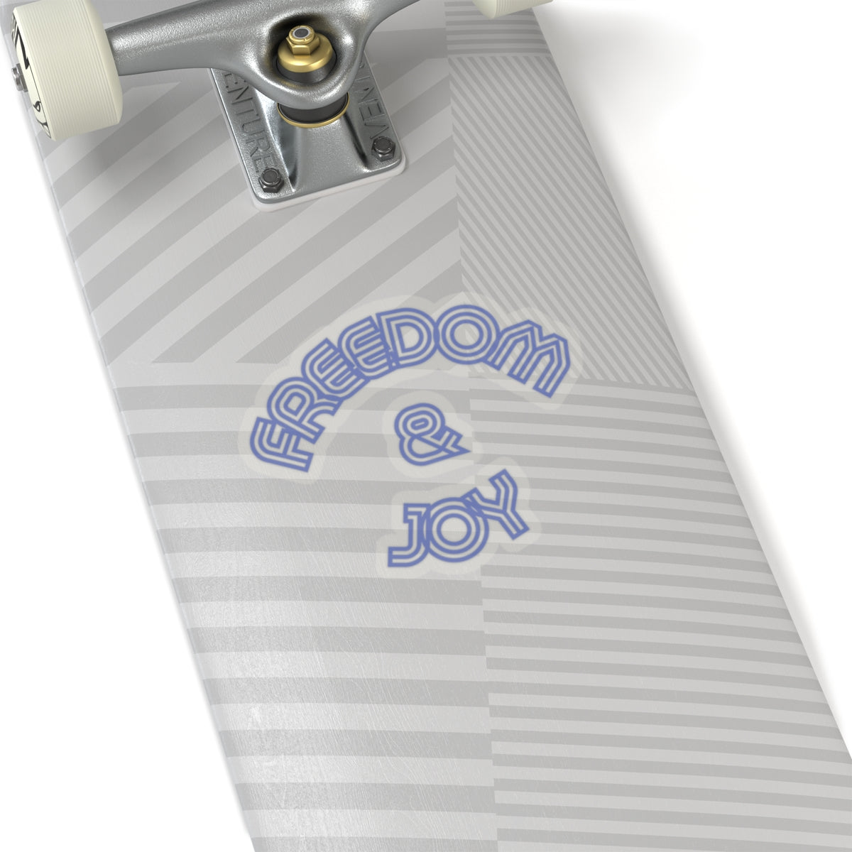 Blue Freedom and Joy Kiss-Cut Stickers, Inspirational Laptop Decal, Fun Water Bottle Sticker, Happy Planner Decoration, Positive Vibe