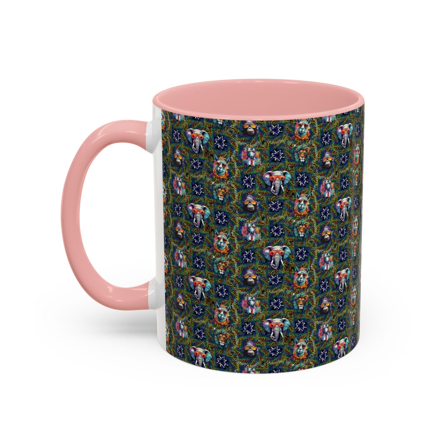 Wild & Cool Creatures Coffee Mug, Tea Cup, 5 Colors, Ceramic, BPA-Free, Gift Mom Dad Teen Kid Friend Coworker Birthday Christmas Cheap Gift