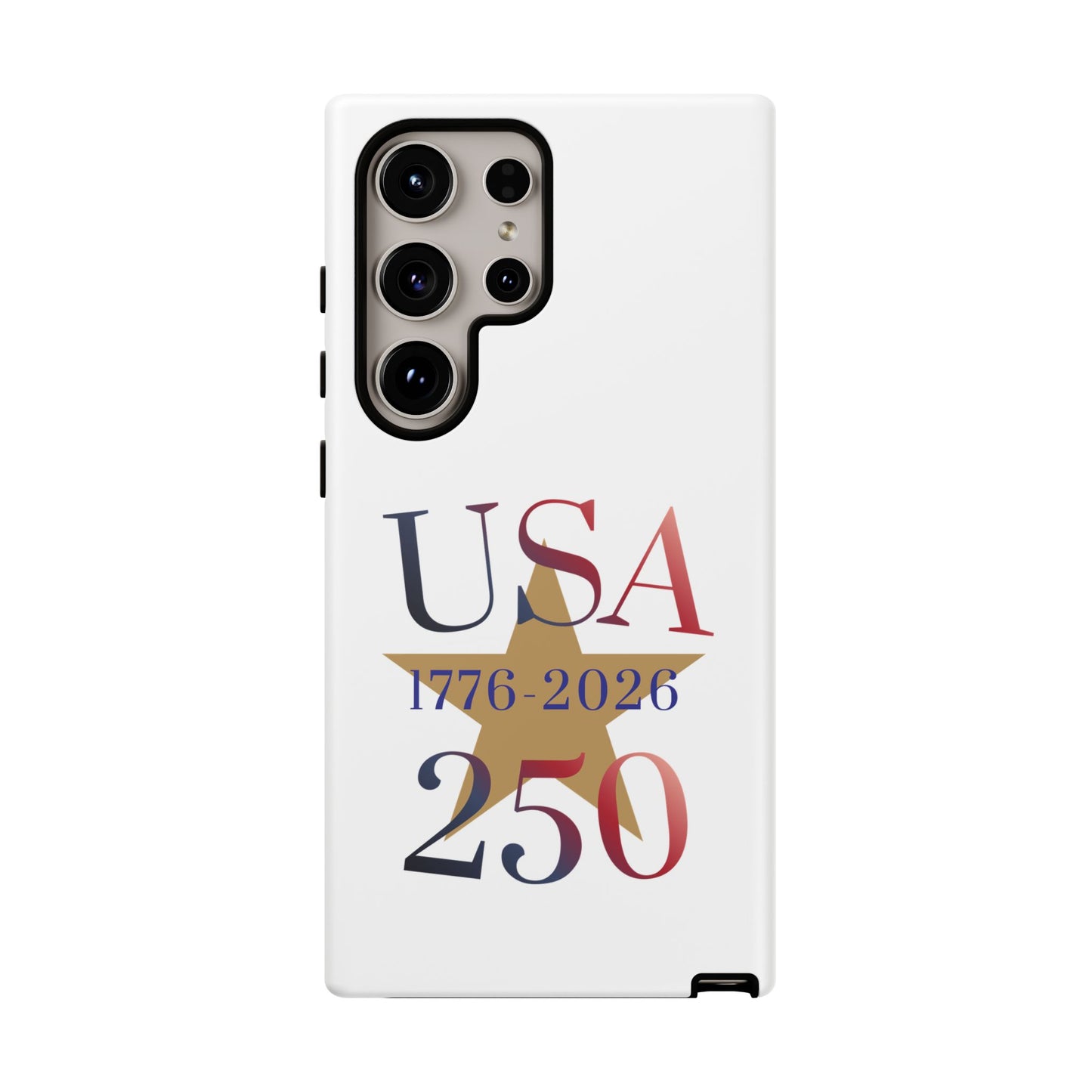 USA 250 Phone Case — 1776–2026 Bicentennial Celebration Protective Case