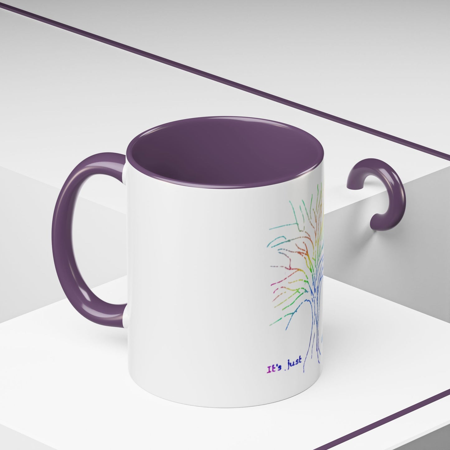 Rainbow Tree Coffee Mug, It’s Just Life