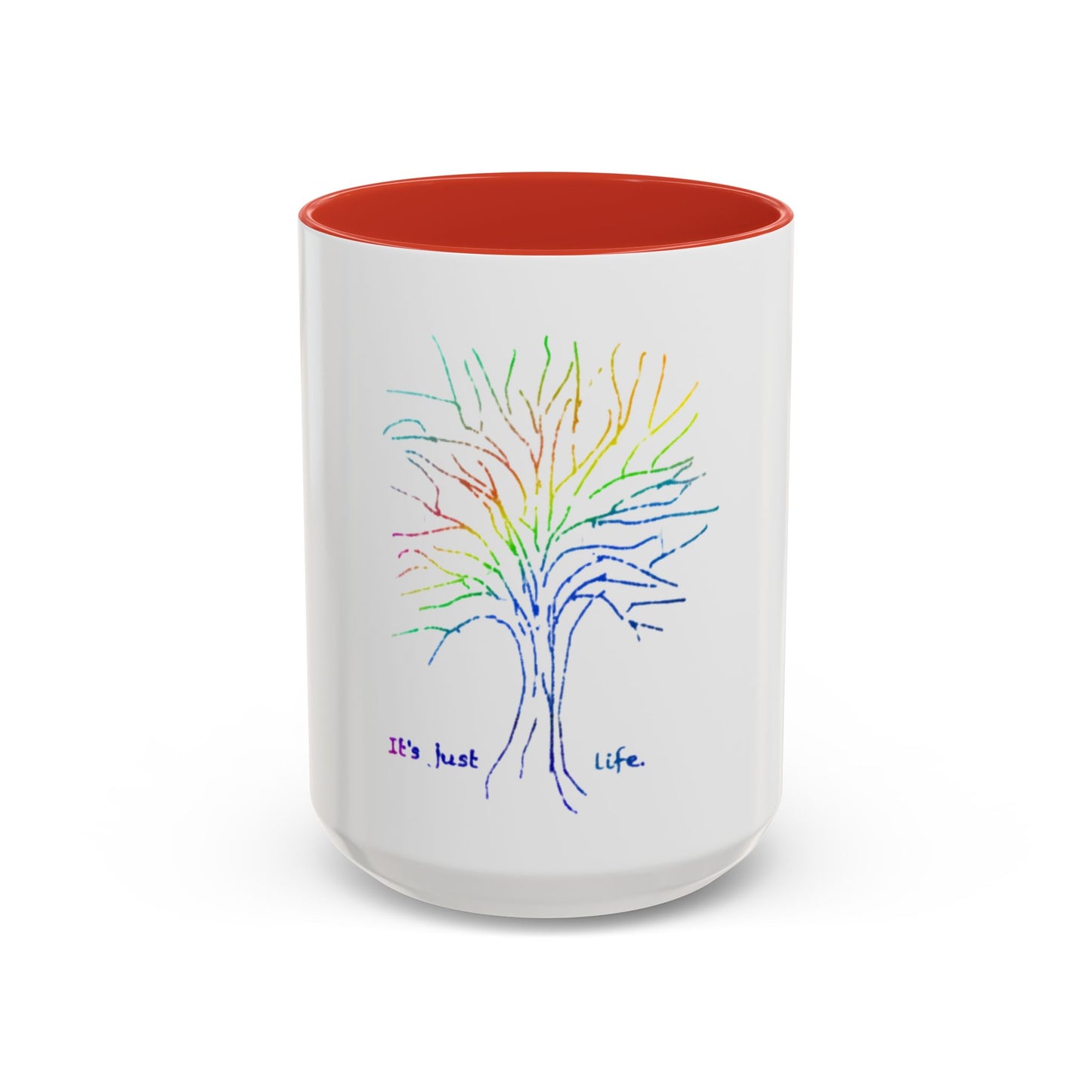 Rainbow Tree Coffee Mug, It’s Just Life