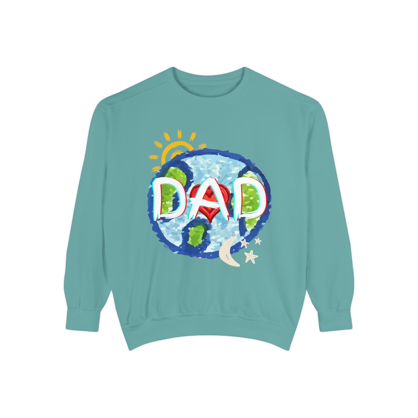 Dad's World Graphic Unisex Sweatshirt for Father's Day