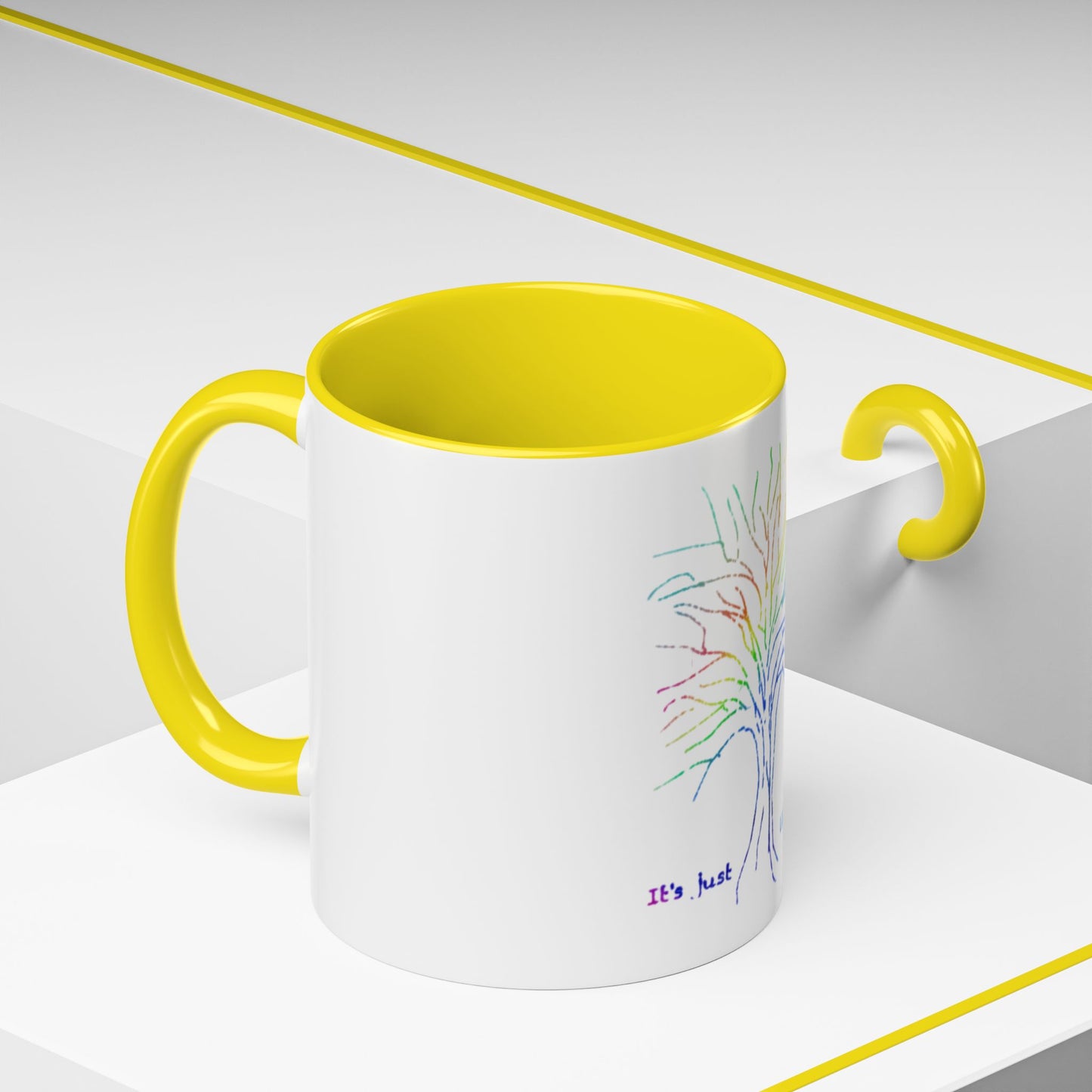 Rainbow Tree Coffee Mug, It’s Just Life