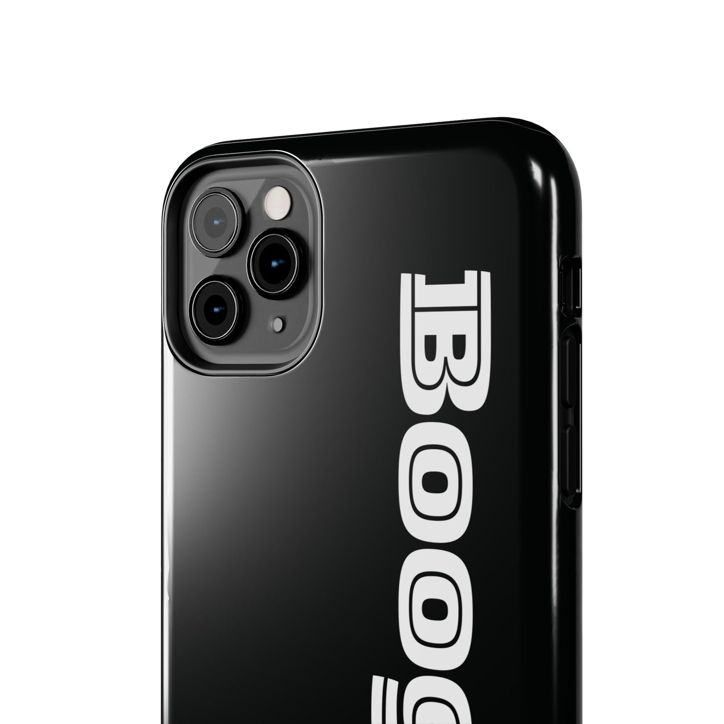 Boogie Black Tough Phone Cases, iPhone Samsung cases, wireless charging, gender neutral women men friends kids teens gift birthday Christmas