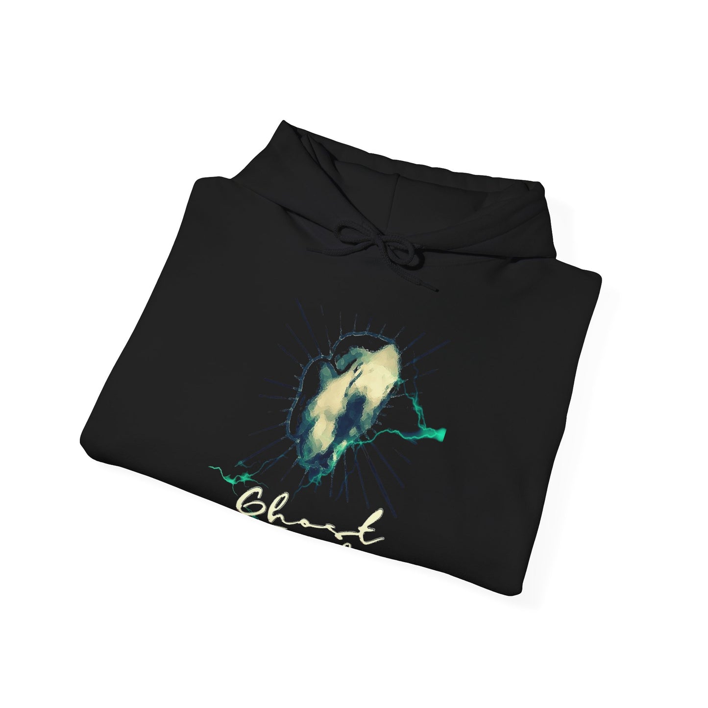 Ghost Fish Unisex Heavy Blend™ Hooded Sweatshirt, funny shirts, hoodies, gifts for friends, gender neutral, graphic art, personality, witty