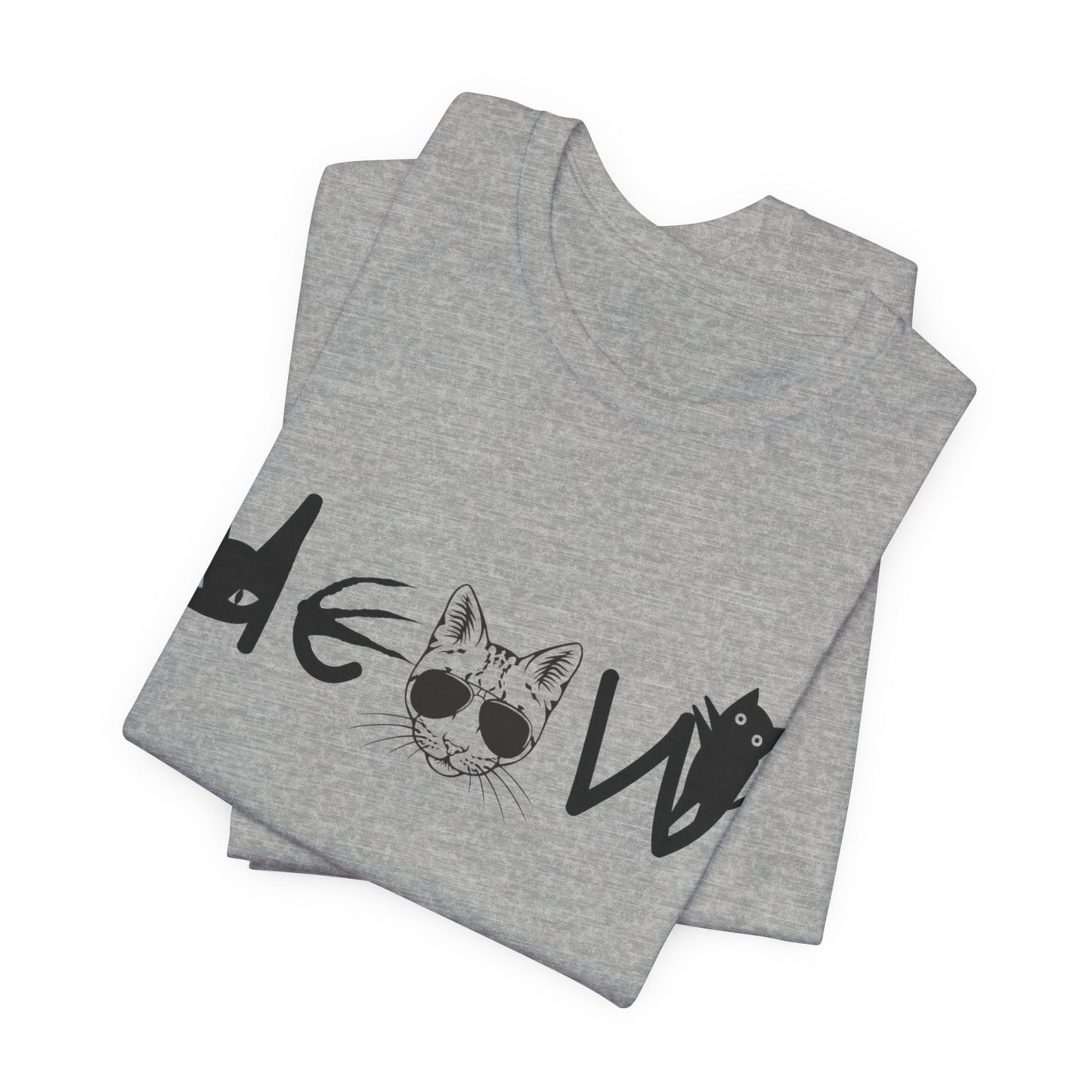 Meow Unisex Tee - Cats, Sassy, Fun Shirt for Halloween or Election Gift