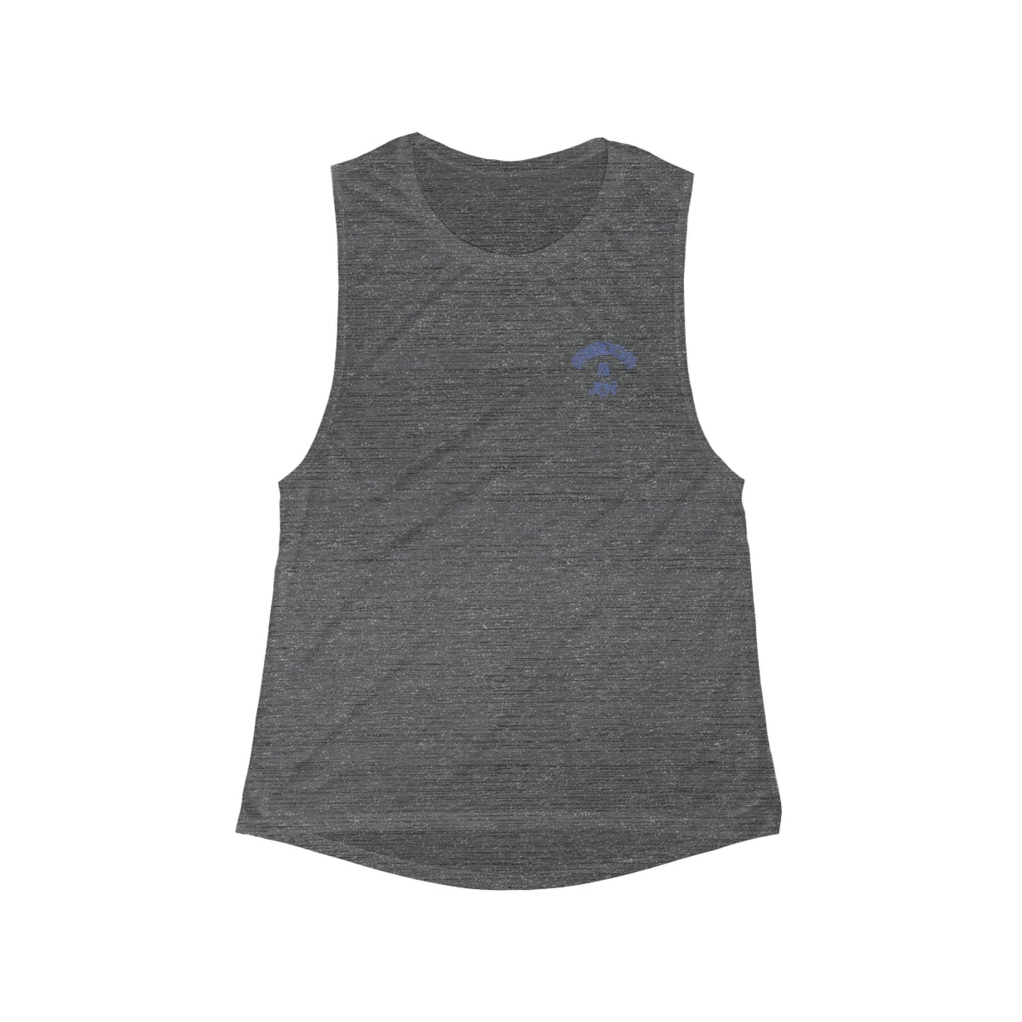 Freedom & Joy Women's Flowy Scoop Muscle Tank, equality, inclusion, election, exercise, womens tee, gift, friends, sleeveless, birthday