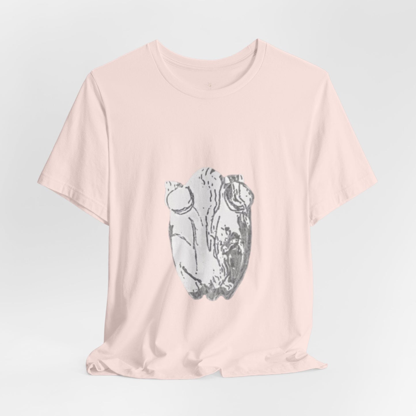 White Frog Unisex Tee - Nature and Animals Gender Neutral T-Shirt