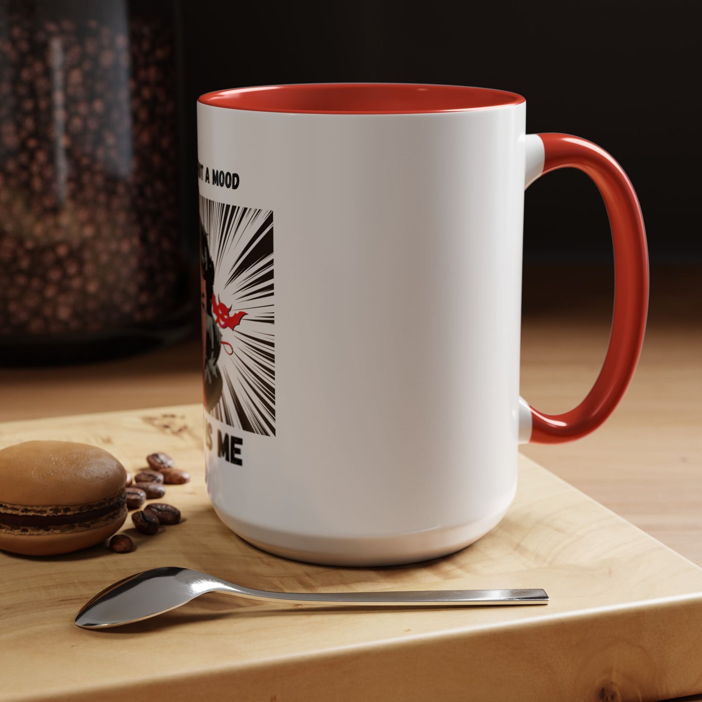 This Is Not A Mood Funny Coffee Mug -Gifts For Women, Friends, Ceramic, BPA-Free