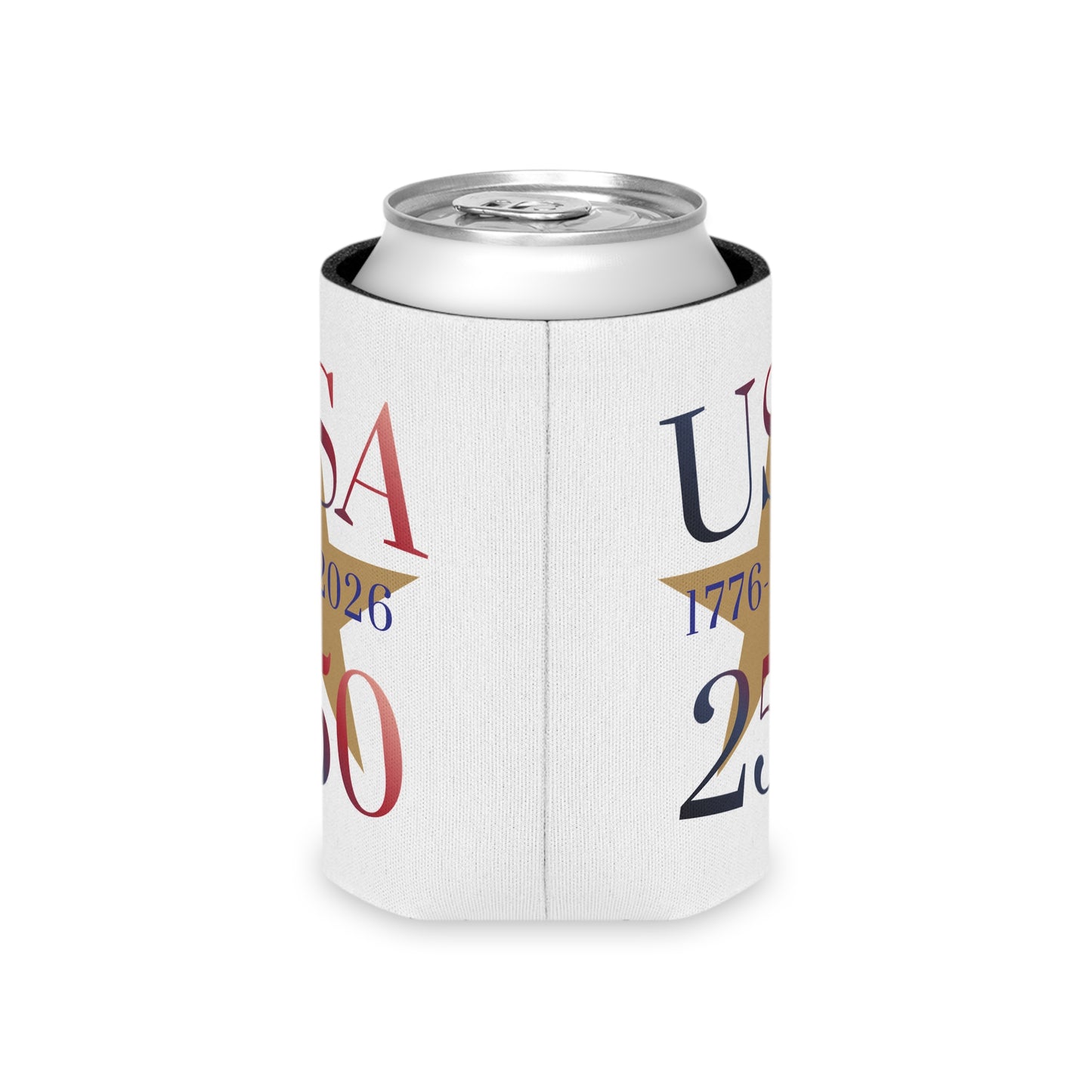 USA 250 Can Cooler – 1776-2026 Centennial Patriotic Koozie