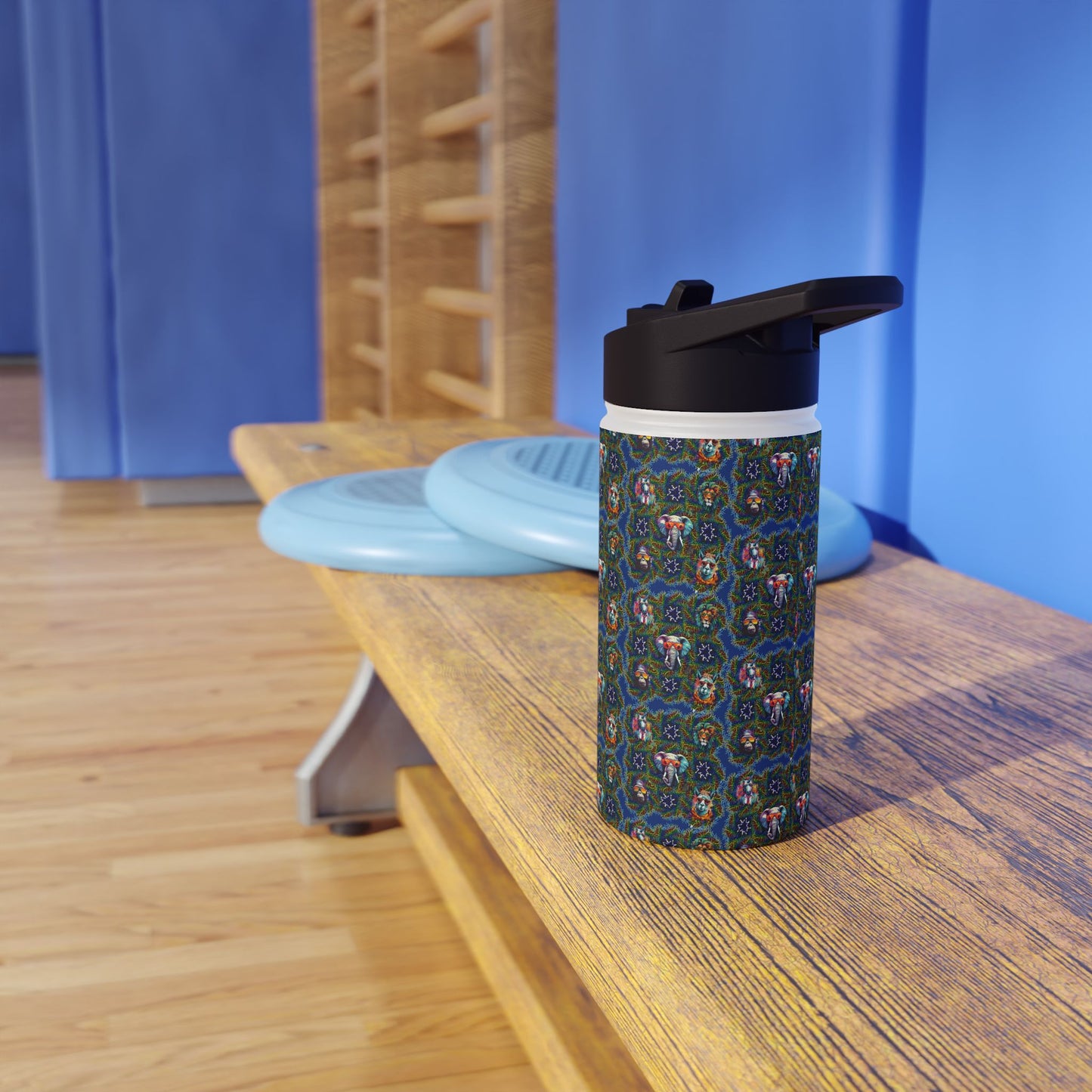 Water Bottle, Wild & Cool Creatures Design, BPA-Free, Eco-Friendly, Kids Gift