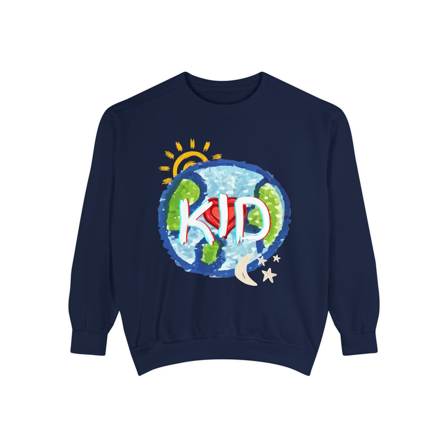 Kid World Graphic Unisex Sweatshirt