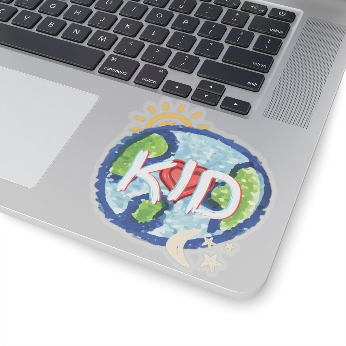 Kid Whole World Sun Moon Stars Heart Kiss-Cut Stickers, Decal, Laptop, Water Bottle, Planner, Scrapbook