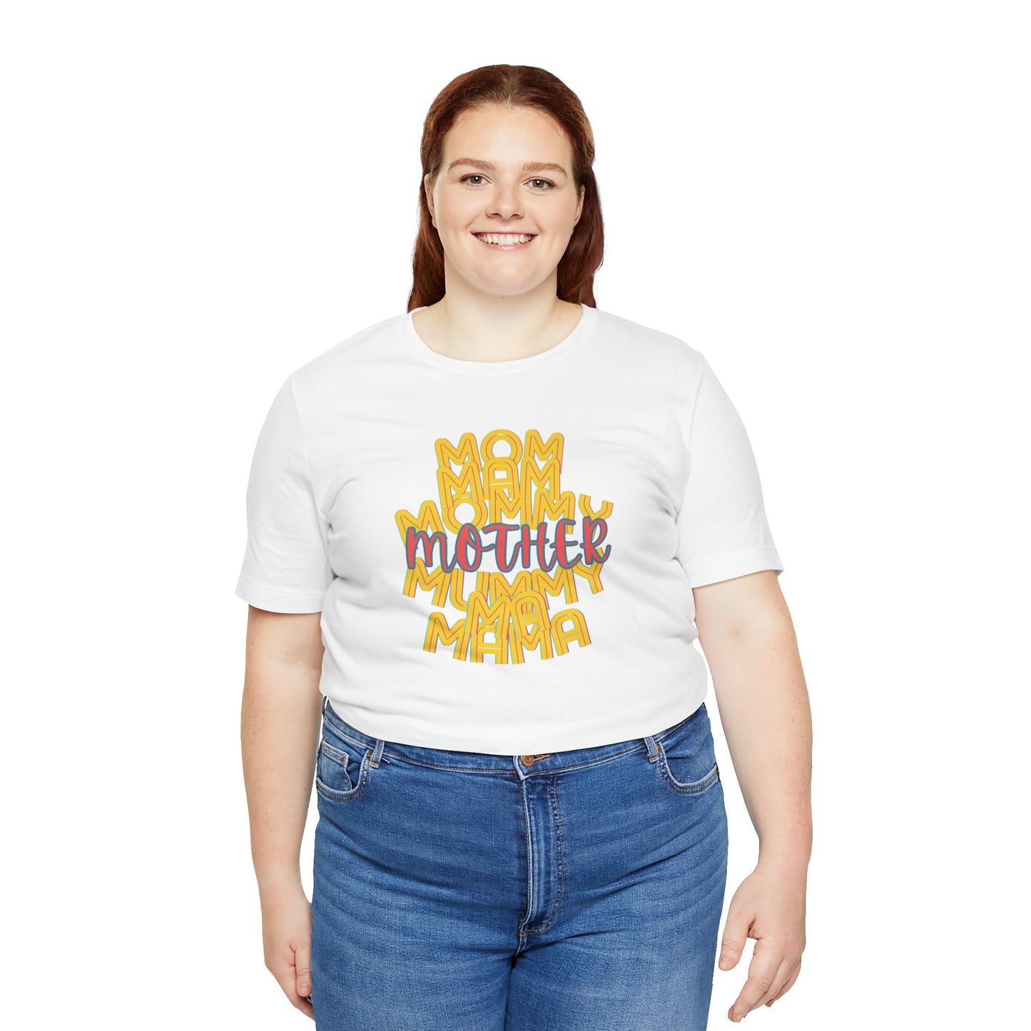 Mother Unisex Tee, Mom Mommy Ma Mam Mama Mummy, Love, Mothers Day, Gifts for Women, Comfy, Soft, Gender Neutral, Short Sleeves