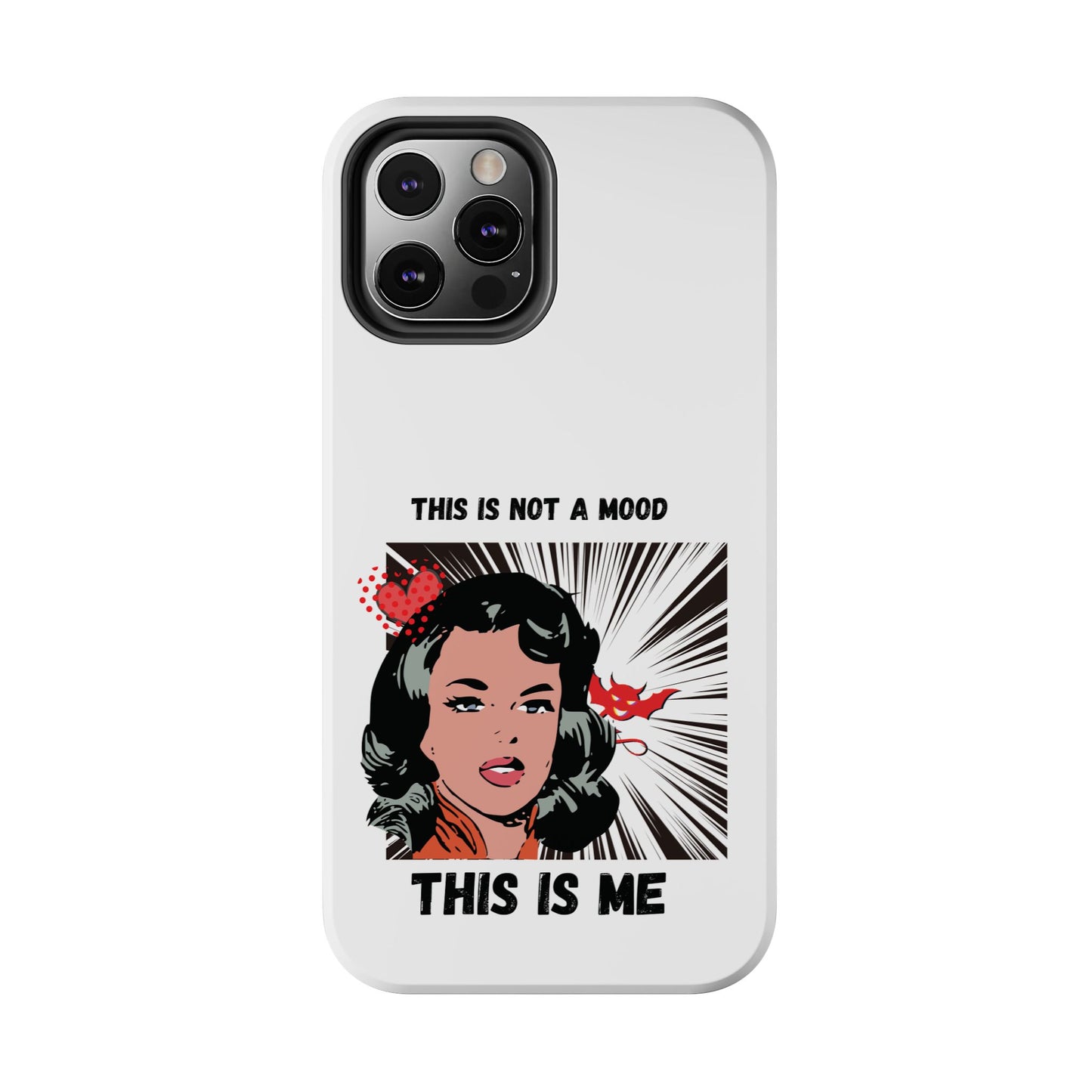 This is Not a Mood Tough Phone Cases, iPhone & Samsung cases, wireless charging, attitude, snarky, fun, gifts for women, gifts for friends